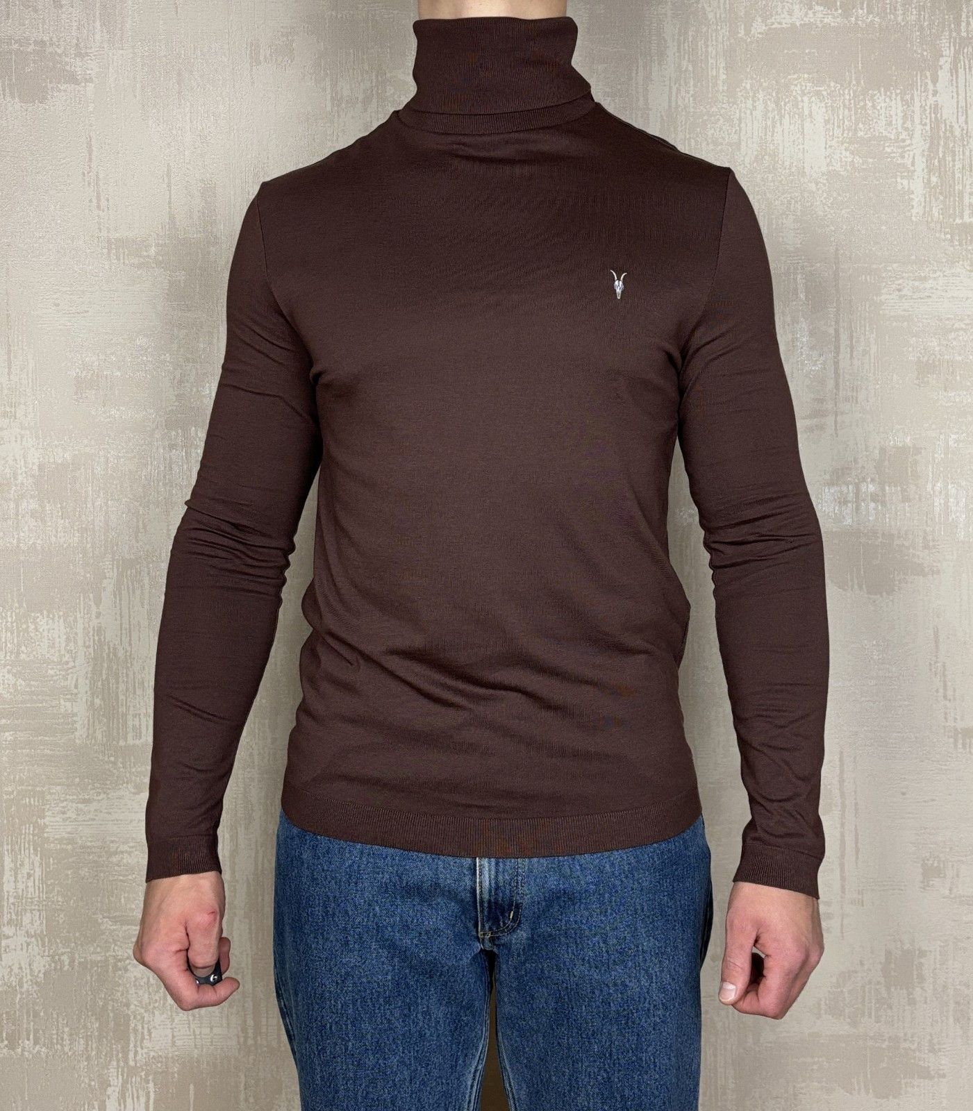 Allsaints AllSaint Parlour LS Roll Neck Cotton/Modal Pullover Size US M / EU 48-50 / 2 - 2 Thumbnail