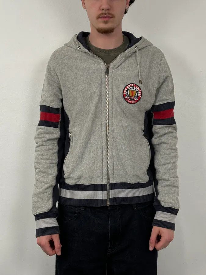 Dolce & Gabbana AW2007 Dolce & Gabbana Grey Royal College Zip-up Hoodie Size US M / EU 48-50 / 2 - 2 Thumbnail
