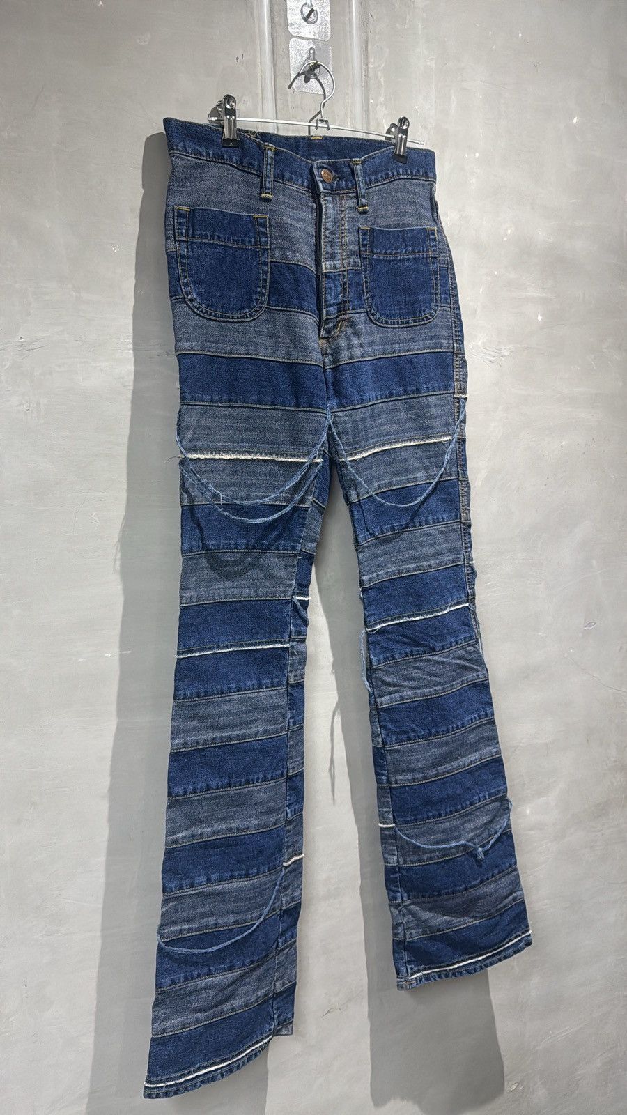 Hysteric Glamour × If Six Was Nine × Japanese Brand Hysteric Glamour Distressed Flared Hagi Denim Pants Size US 29 - 2 Thumbnail