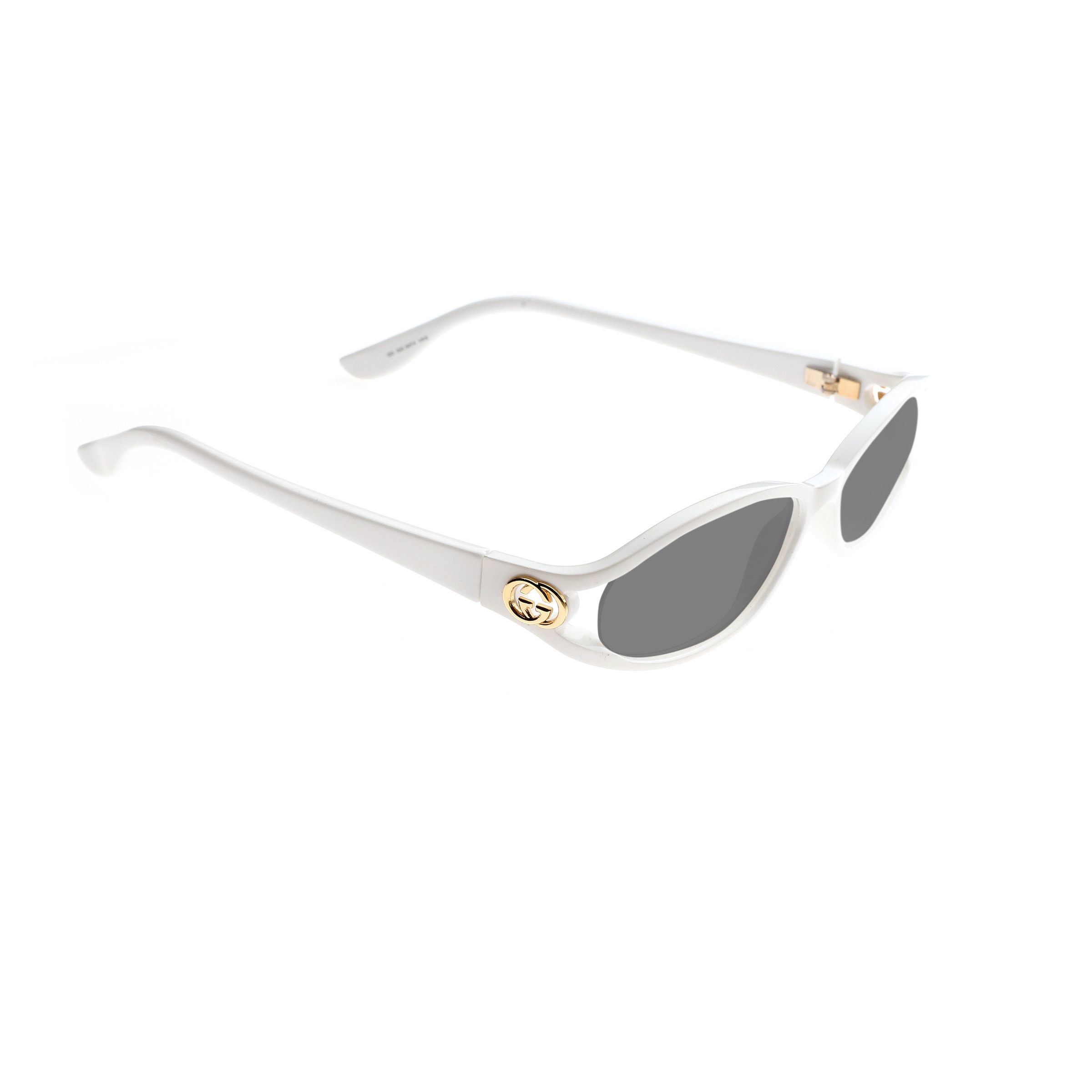 SALE! NEW Gucci GG1660S Ivory White Slim Oval Logo Sunglasses Gucci Sunglasses GG1660S 004 main image 3