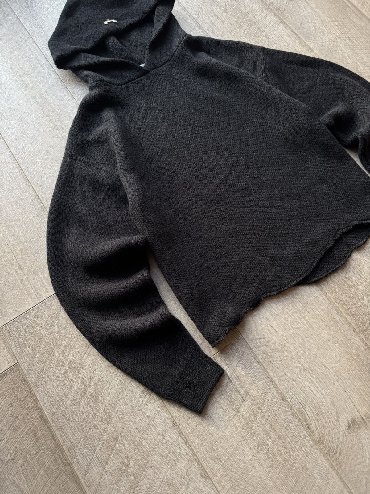 Askyurself Askyurself distressed knitted sweater oversized hoodie Size US M / EU 48-50 / 2 - 2 Thumbnail