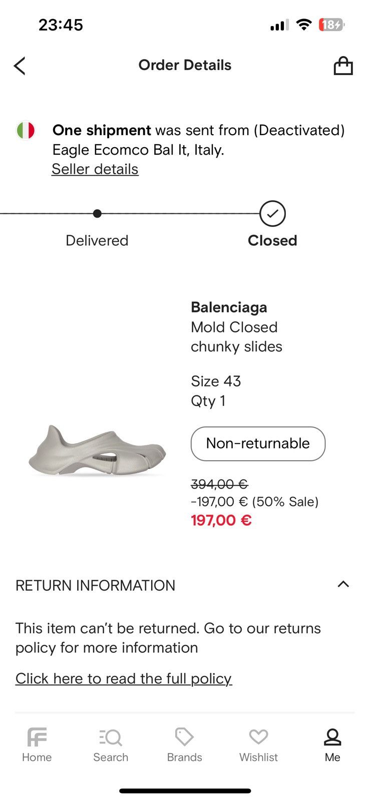 Balenciaga Balenciaga Mold Slip Ons Size US 10 / EU 43 - 8 Thumbnail