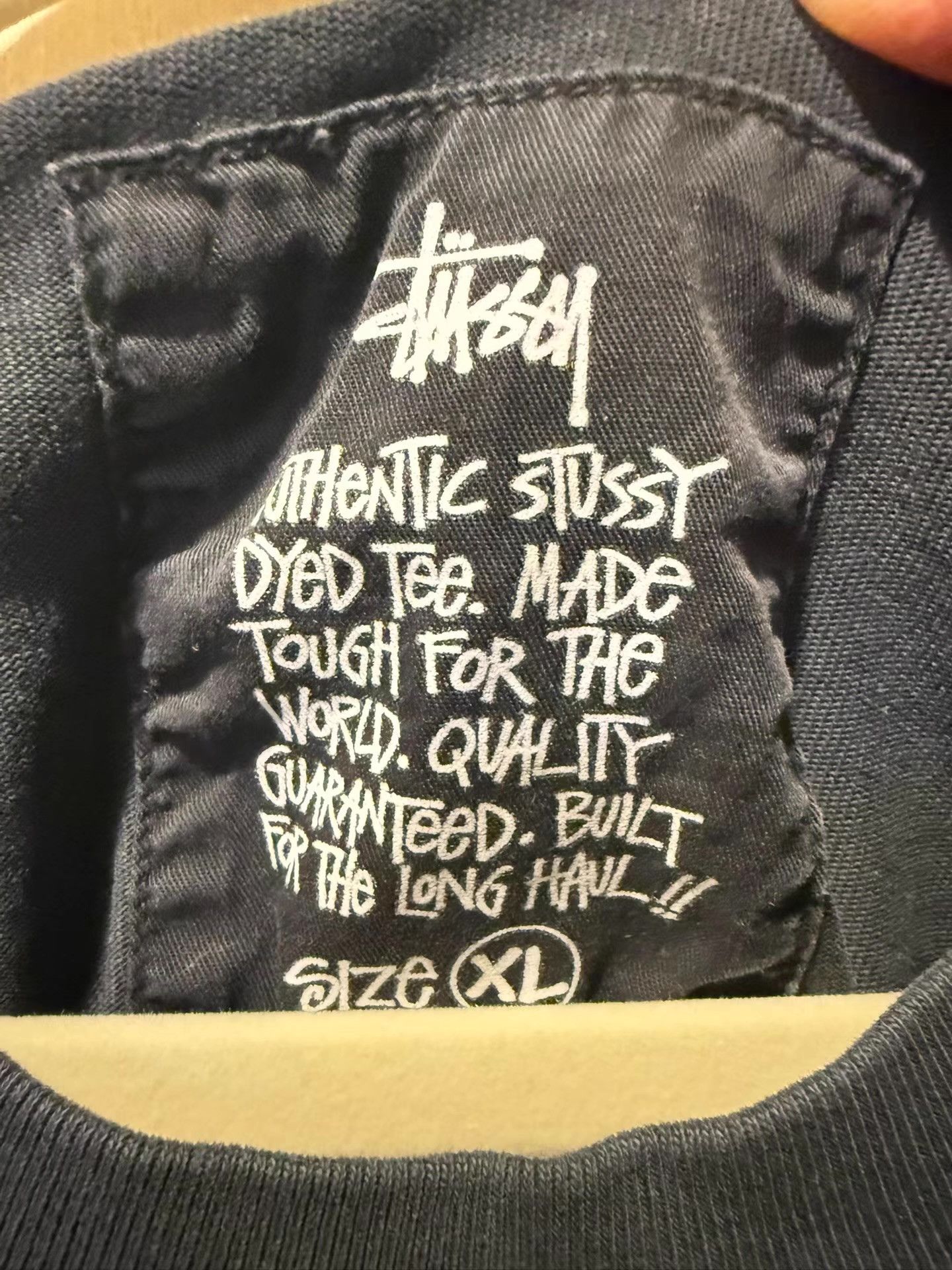 Stussy Stussy Washed Distressed Patch T‑shirt Ｑ20 Size US XL / EU 56 / 4 - 2 Thumbnail
