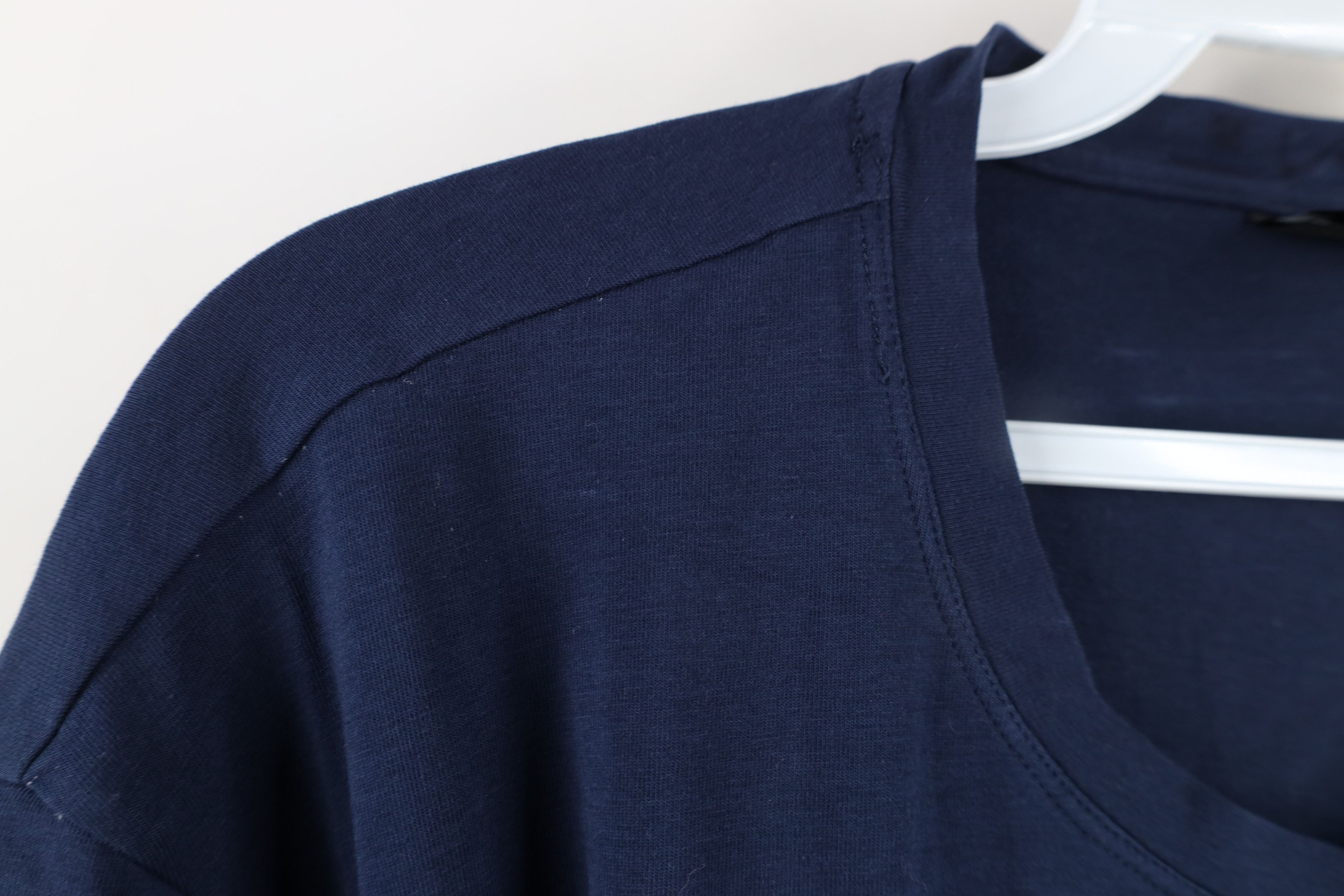Hugo Boss × Vintage Hugo Boss Spell Soft Touch Cotton Short Sleeve T-Shirt Blue Size US XL / EU 56 / 4 - 7 Thumbnail