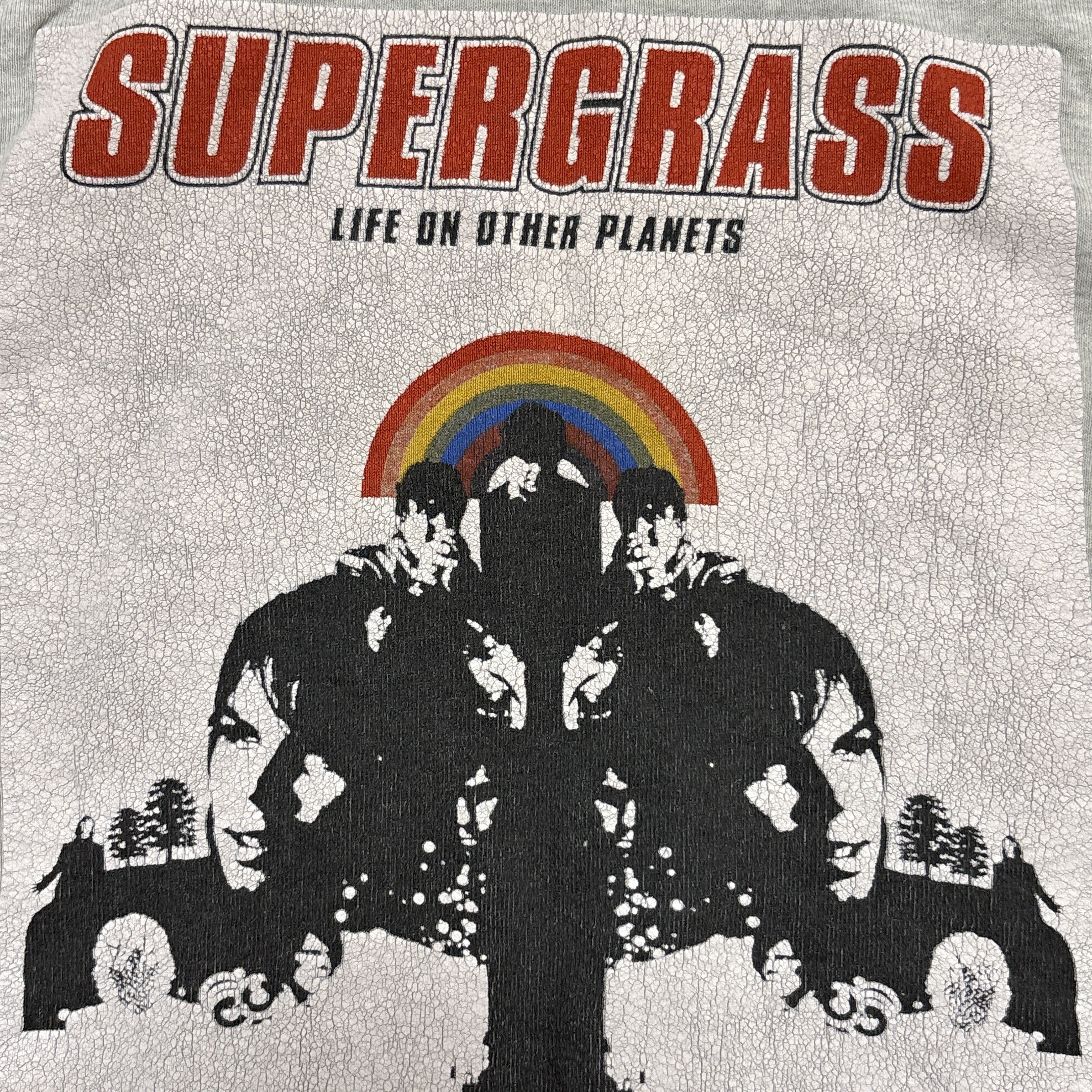 Band Tees Supergrass Vintage Band Hoodie 00s Britpop Music Merch Oasis Size US XL / EU 56 / 4 - 17 Thumbnail