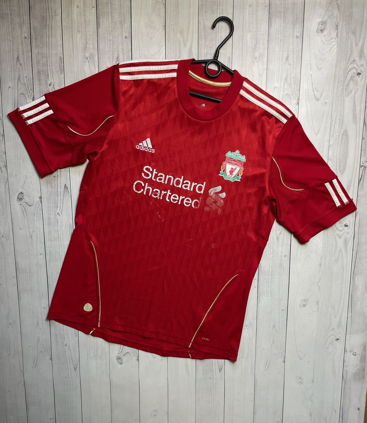 Vintage Vintage adidas Liverpool soccer jersey size L red Size US L / EU 52-54 / 3 - 1 Thumbnail