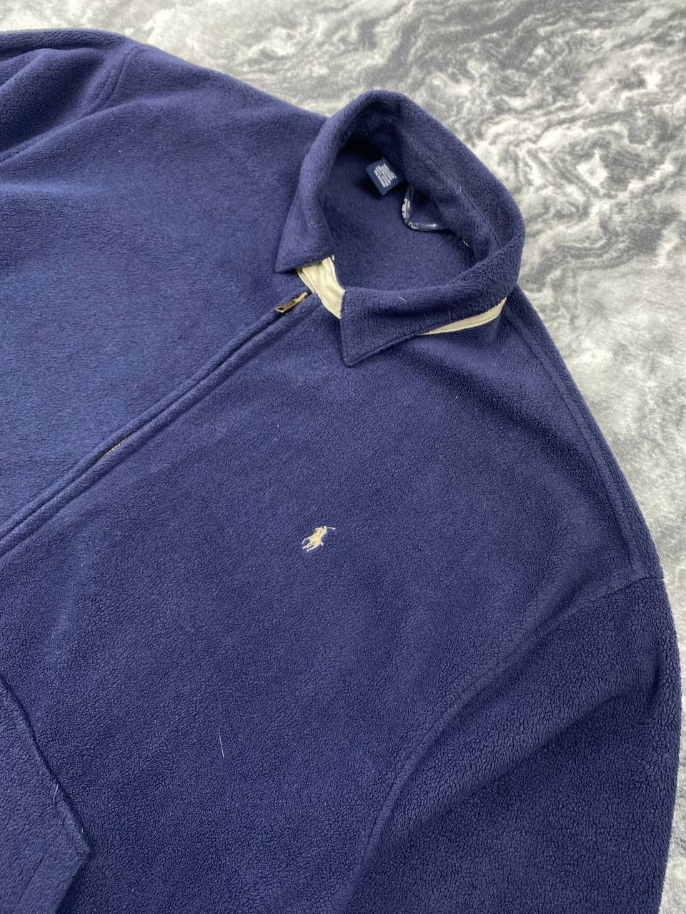 Polo Ralph Lauren Vintage Polo Ralph Lauren Fleece Bomber Jacket 90s Men Size US XL / EU 56 / 4 - 2 Thumbnail