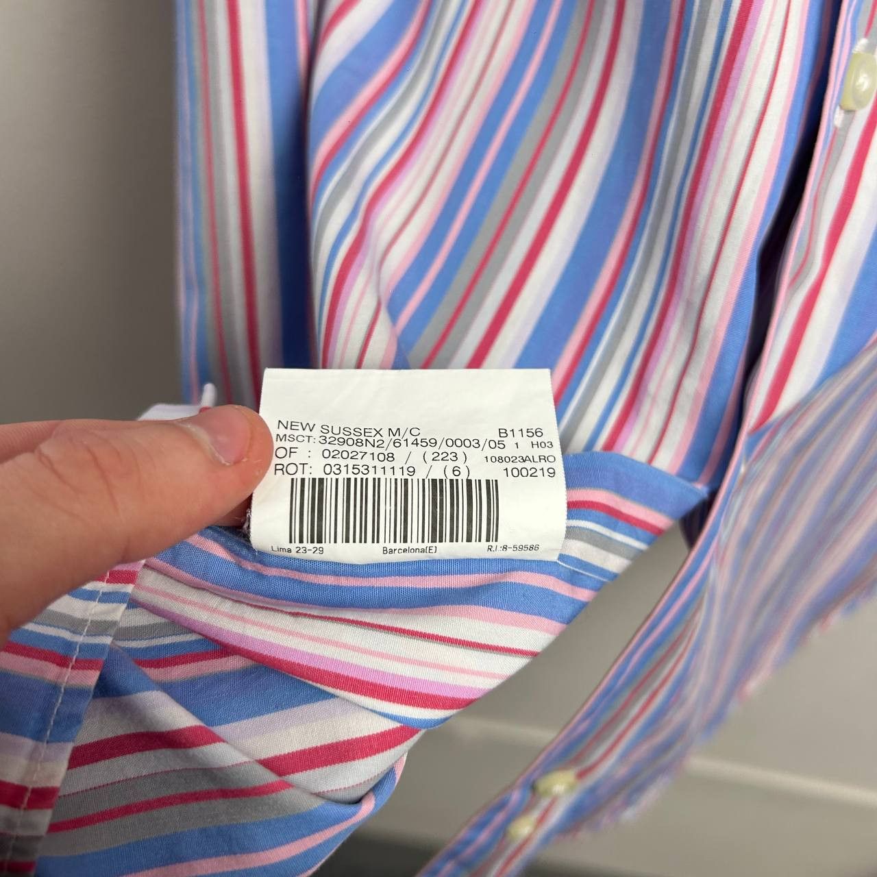 Burberry Luxury Burberry Small logo Basic designer button shirt Size US XL / EU 56 / 4 - 12 Thumbnail