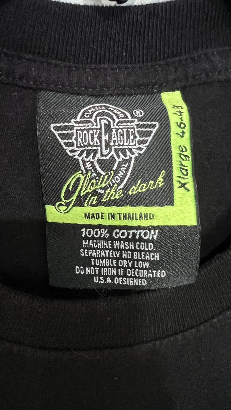 Other Rock Eagle Glow in the Dark - Skull Single Stitch Size XL Size US XL / EU 56 / 4 - 3 Thumbnail