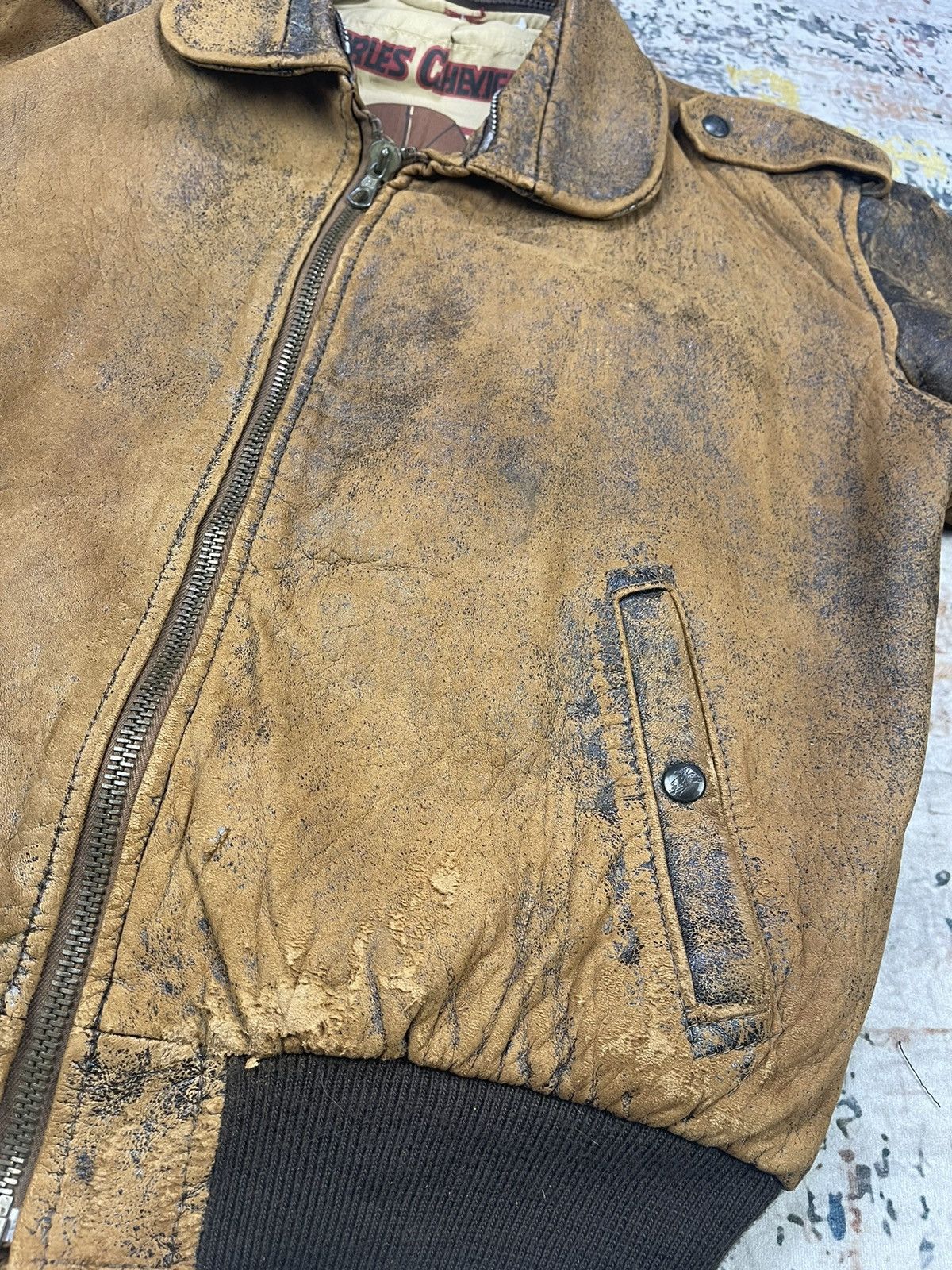 Chevignon Vintage Charles Chevignon Paris Old Flight Jackets Size US M / EU 48-50 / 2 - 12 Thumbnail