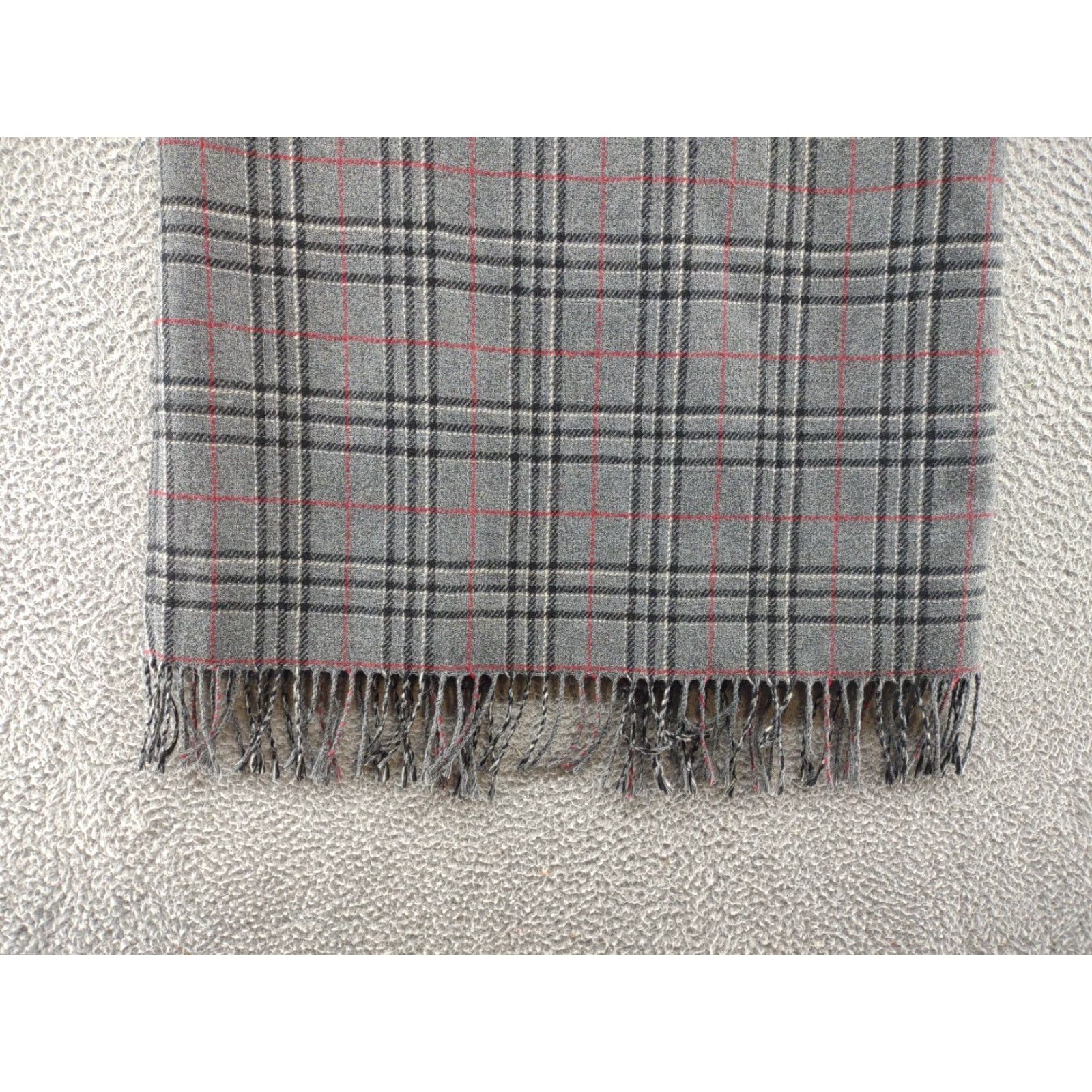 Vintage VINTAGE Sag Harbor Plaid Wool Blend Tassel Long Skirt in Women's Size 12 Petite Size 34" / US 12 / IT 48 - 2 Thumbnail