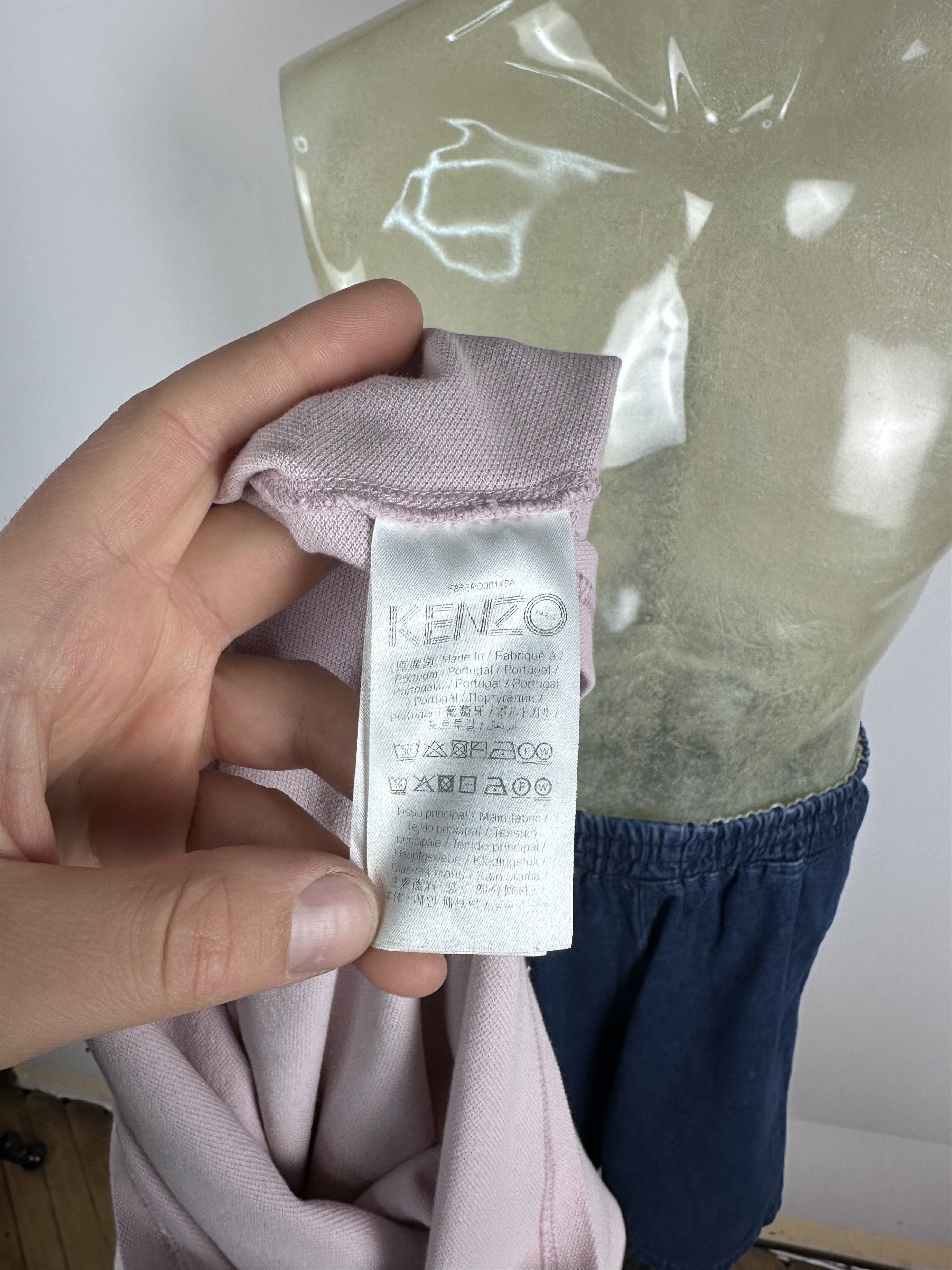Kenzo Kenzo Polo Shirt TIGER Cotton Man Pink Mens Size XS Size US XS / EU 42 / 0 - 9 Thumbnail