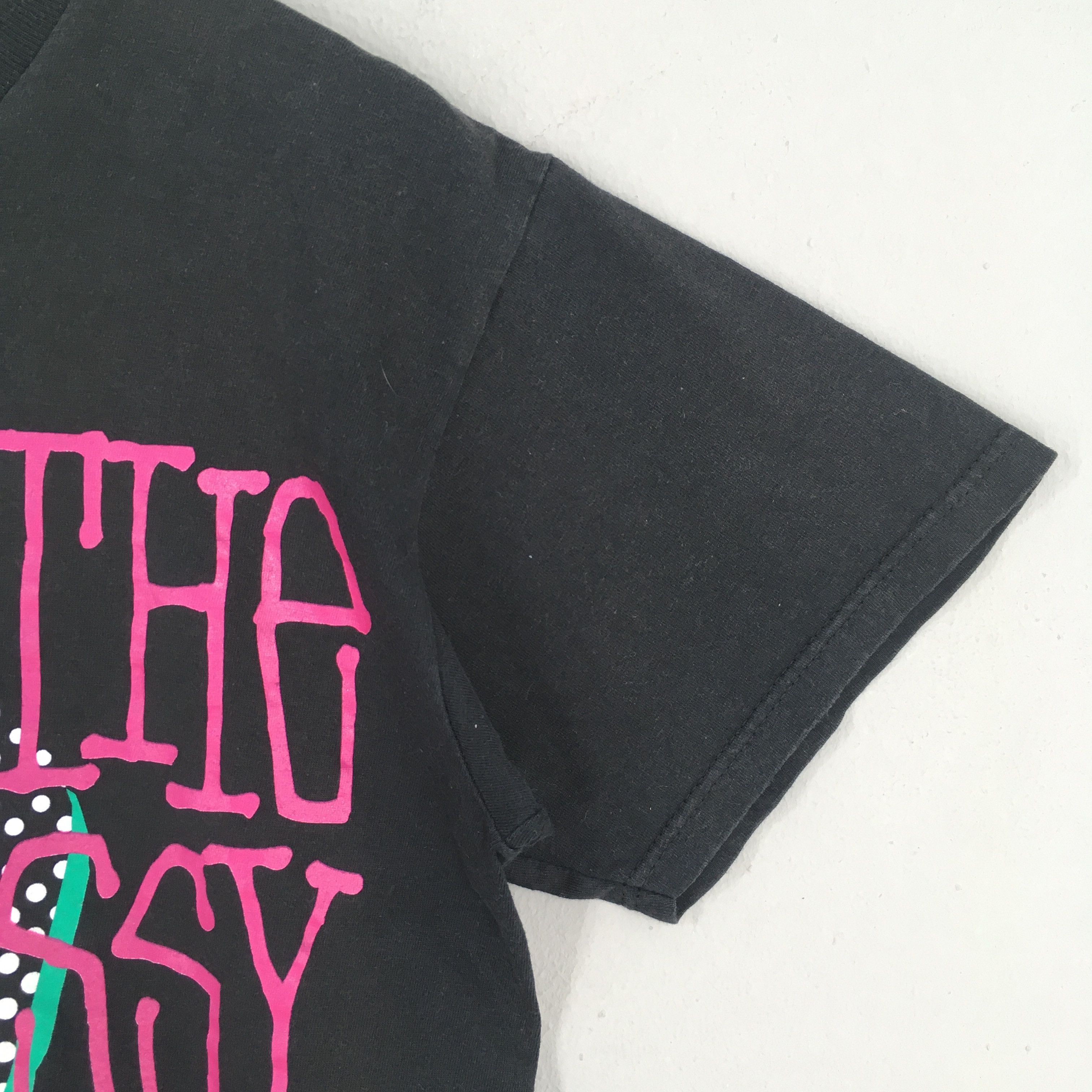 Stussy × Vintage Vintage 90's Stussy Usa Black Tshirt Medium Size US M / EU 48-50 / 2 - 4 Thumbnail