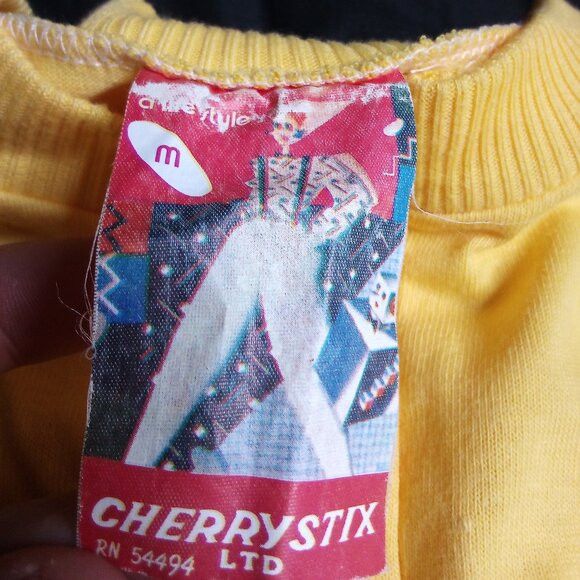 Other Vintage Cherrystix Striped Long Sleeve Shirt Size M / US 6-8 / IT 42-44 - 3 Thumbnail