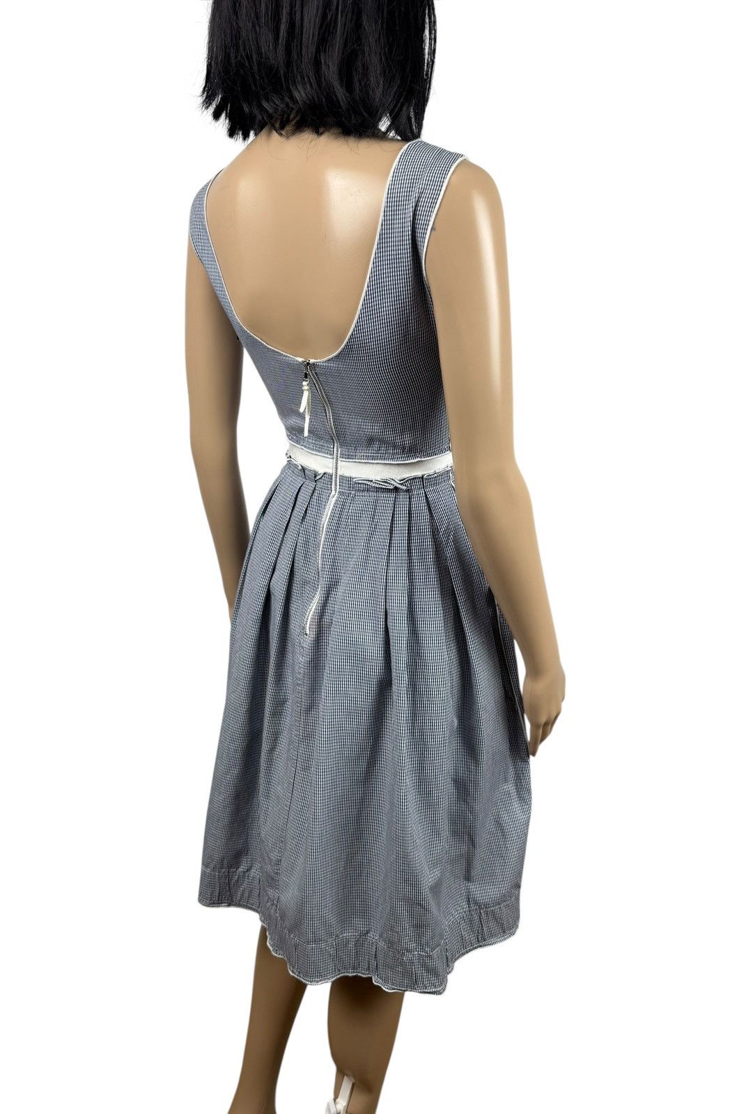 Dolce & Gabbana Dolce & Gabbana Tank Dress Blue Gingham Cotton size 38 Size XS / US 0-2 / IT 36-38 - 9 Thumbnail