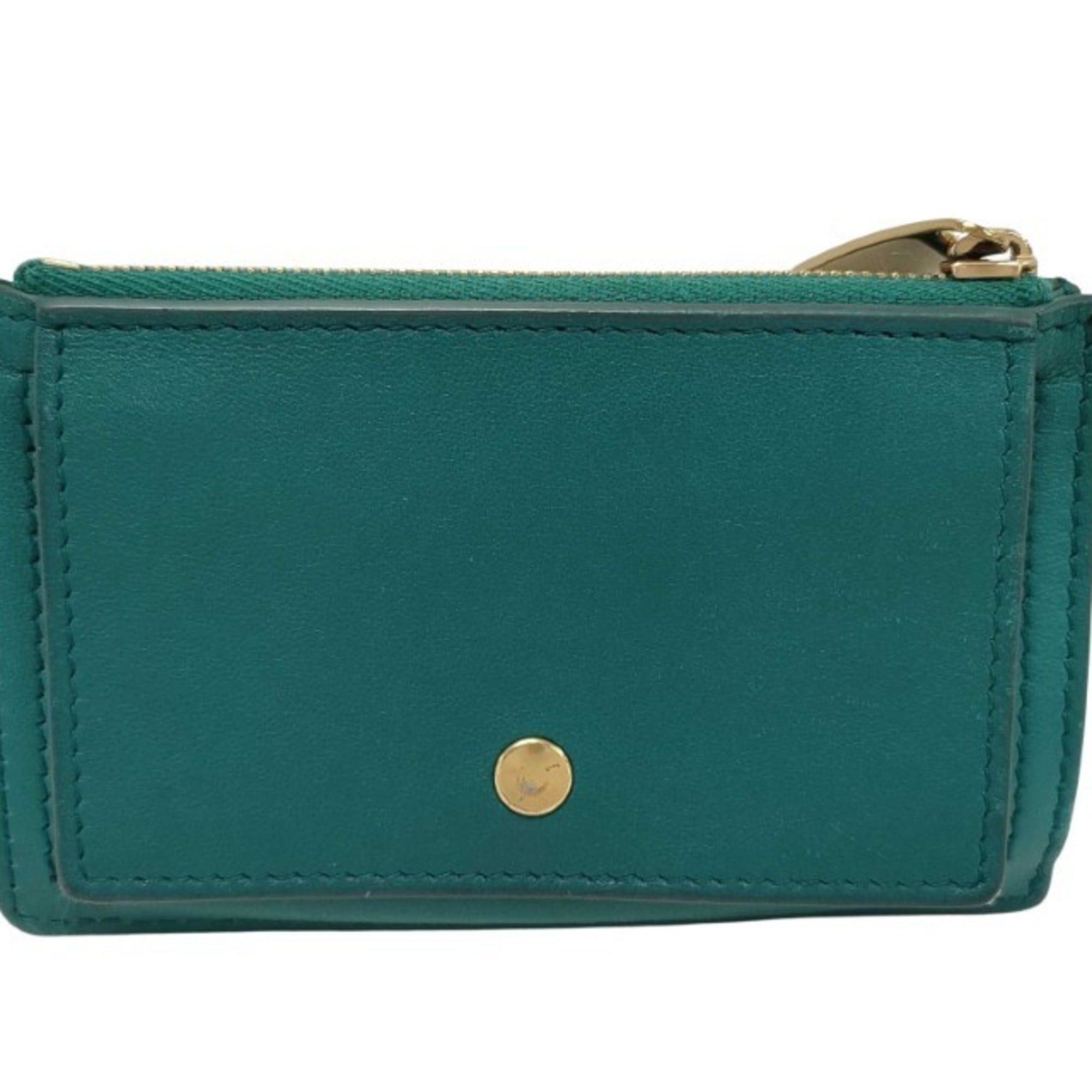 Bottega Veneta BOTTEGA VENETA Coin and Business Card Case, Intrecciato Fragment Green, for Men Women Size ONE SIZE - 1 Thumbnail
