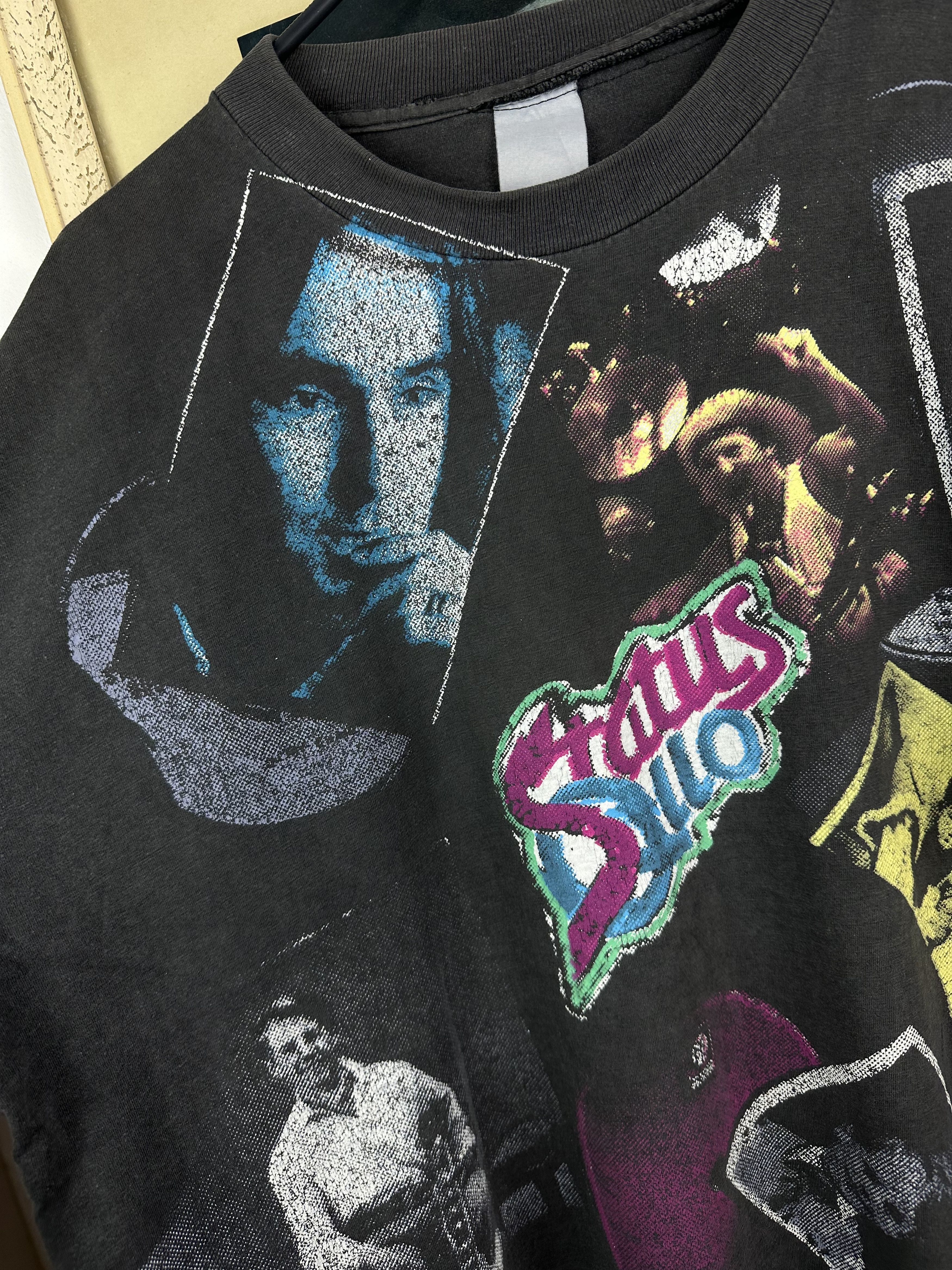 Band Tees Rare Vintage Status Quo 1991 Tour Rock Shirt Tee Over Print Size US XL / EU 56 / 4 - 6 Thumbnail