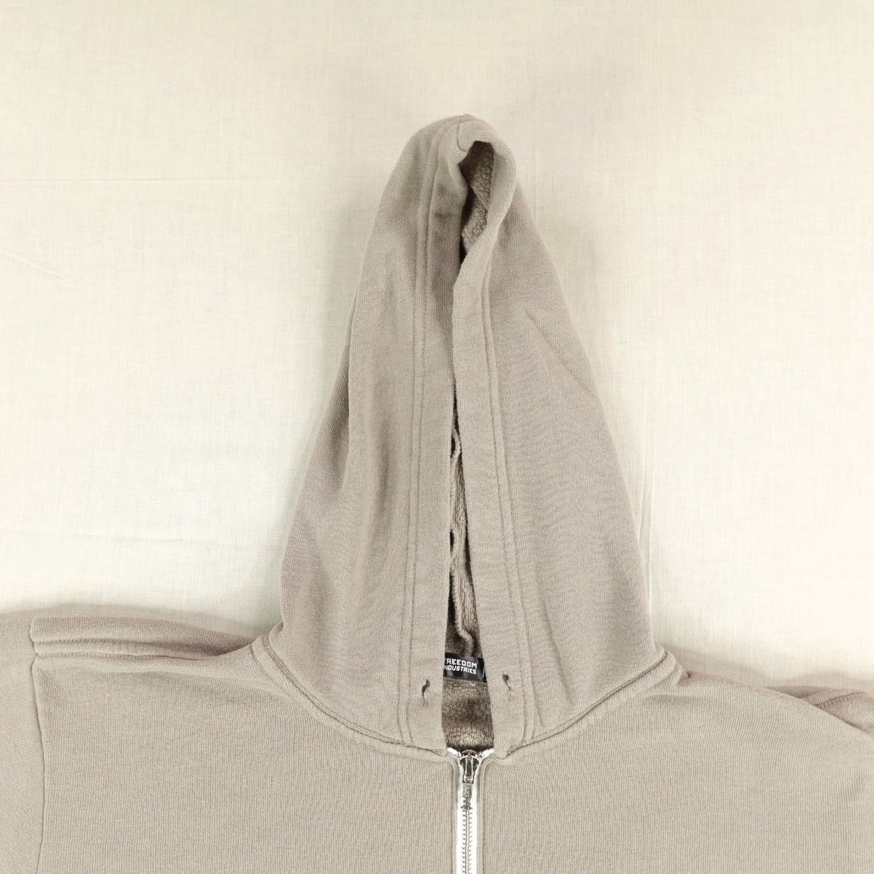 Industrie Freedom Industries Hoodie Mens XL Gray Full Zip Up Sweater Sweatshirt Fleece Size US XL / EU 56 / 4 - 2 Thumbnail