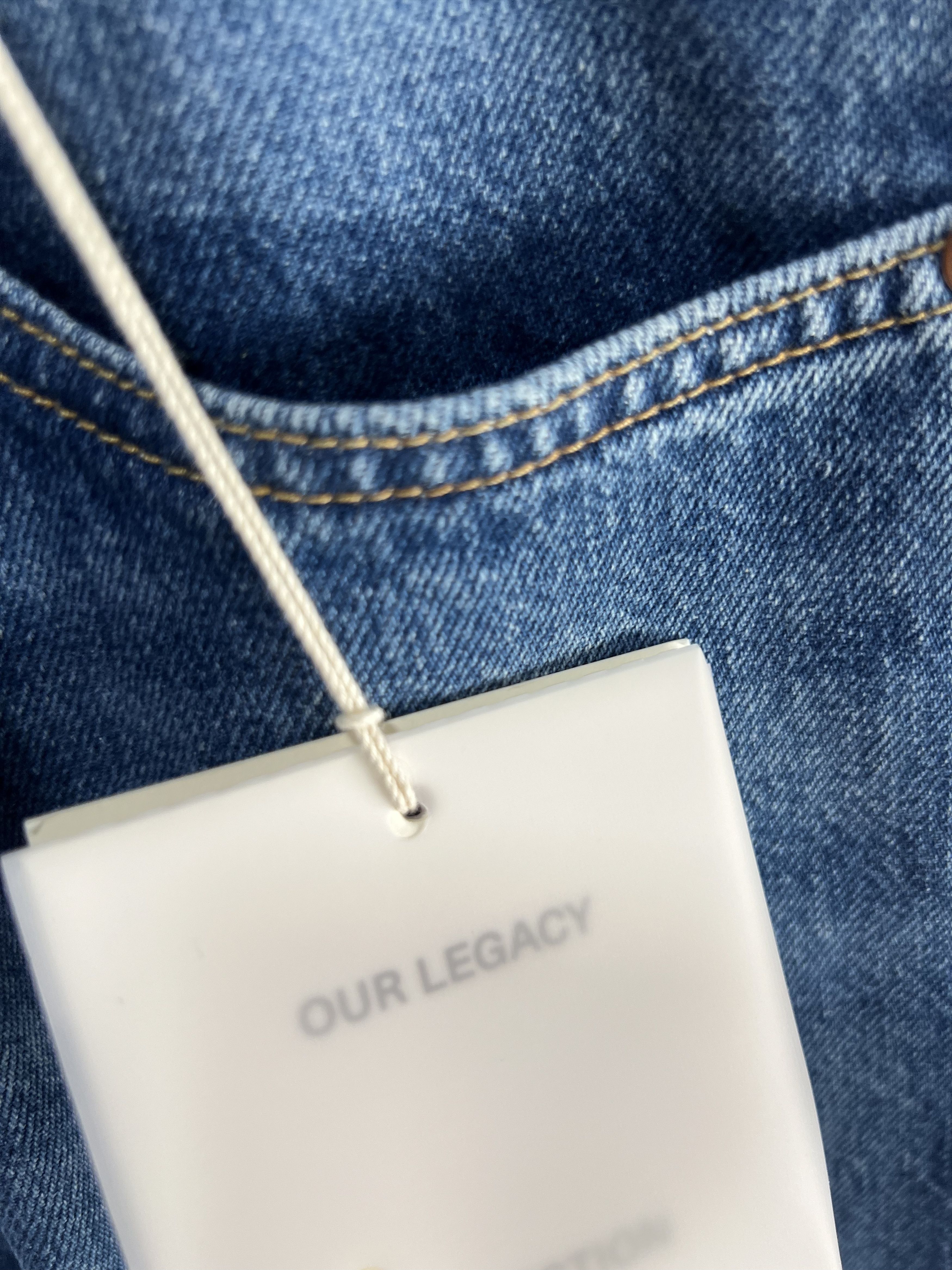 Our Legacy Our Legacy Third Cut Jeans 'Shelly Wash' Size US 32 / EU 48 - 3 Thumbnail
