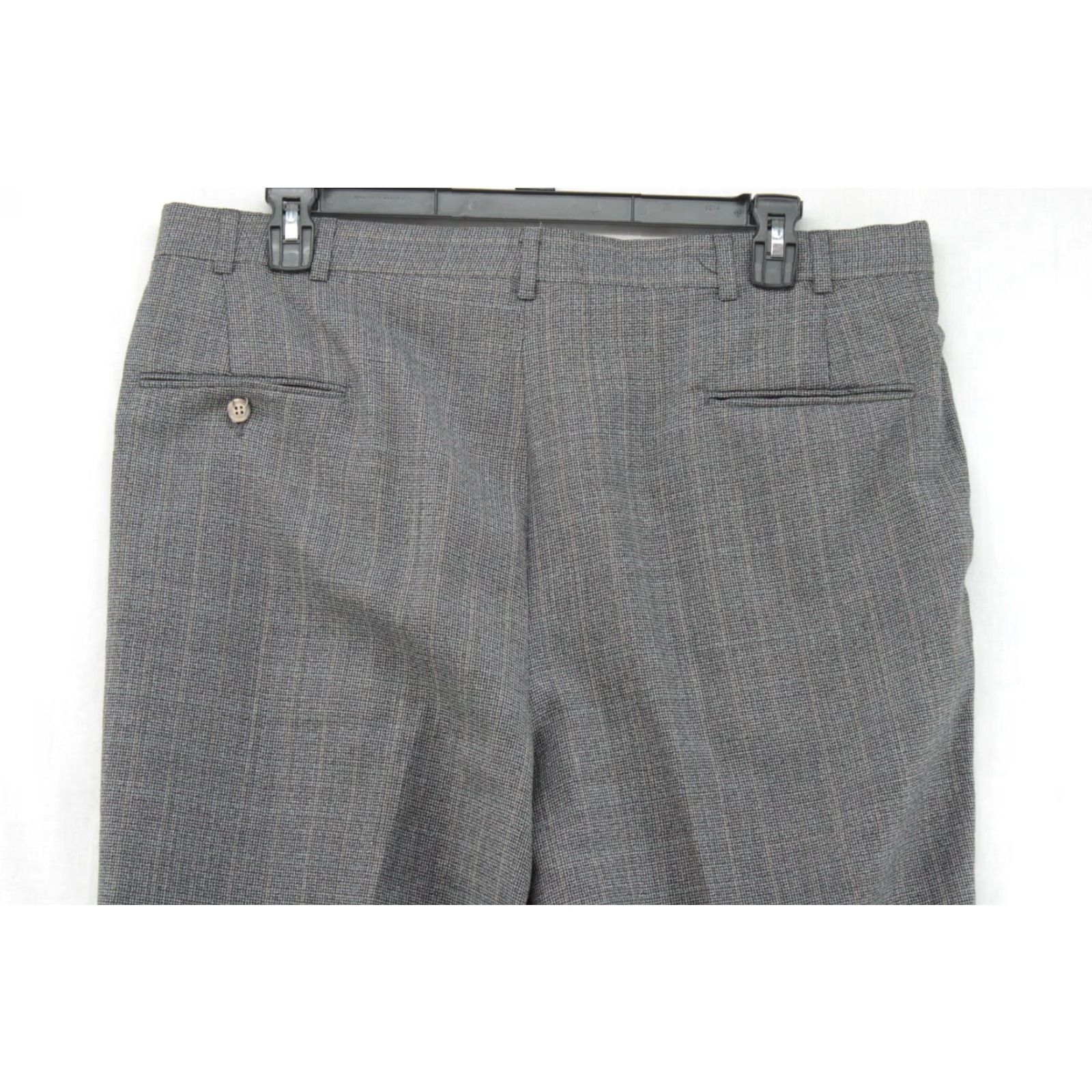 Hart Schaffner Marx VINTAGE Hart Schaffner & Marx Jack Nicklaus Tournament Slacks Pants 40x29 Gray Tweed Mens Size US 40 / EU 56 - 5 Thumbnail