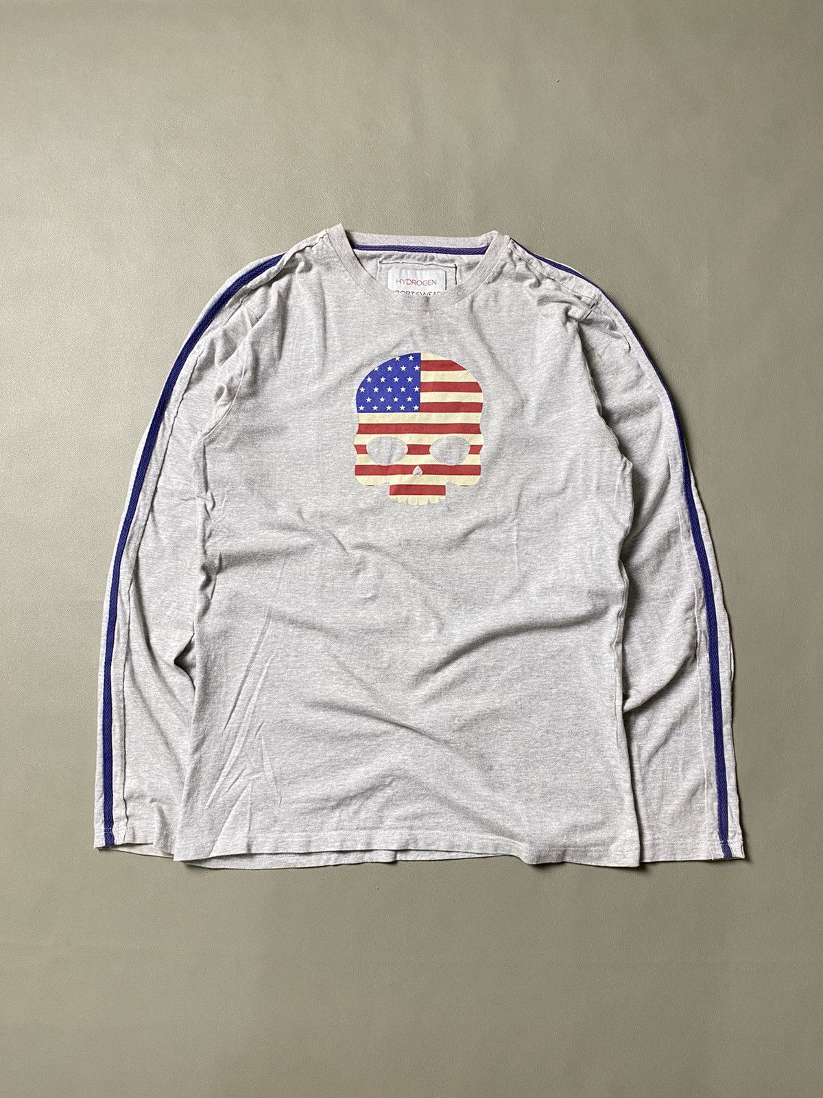 Beauty Beast × If Six Was Nine × Japanese Brand Y2K Hydrogen American Skull Longsleeve Size US L / EU 52-54 / 3 - 1 Thumbnail