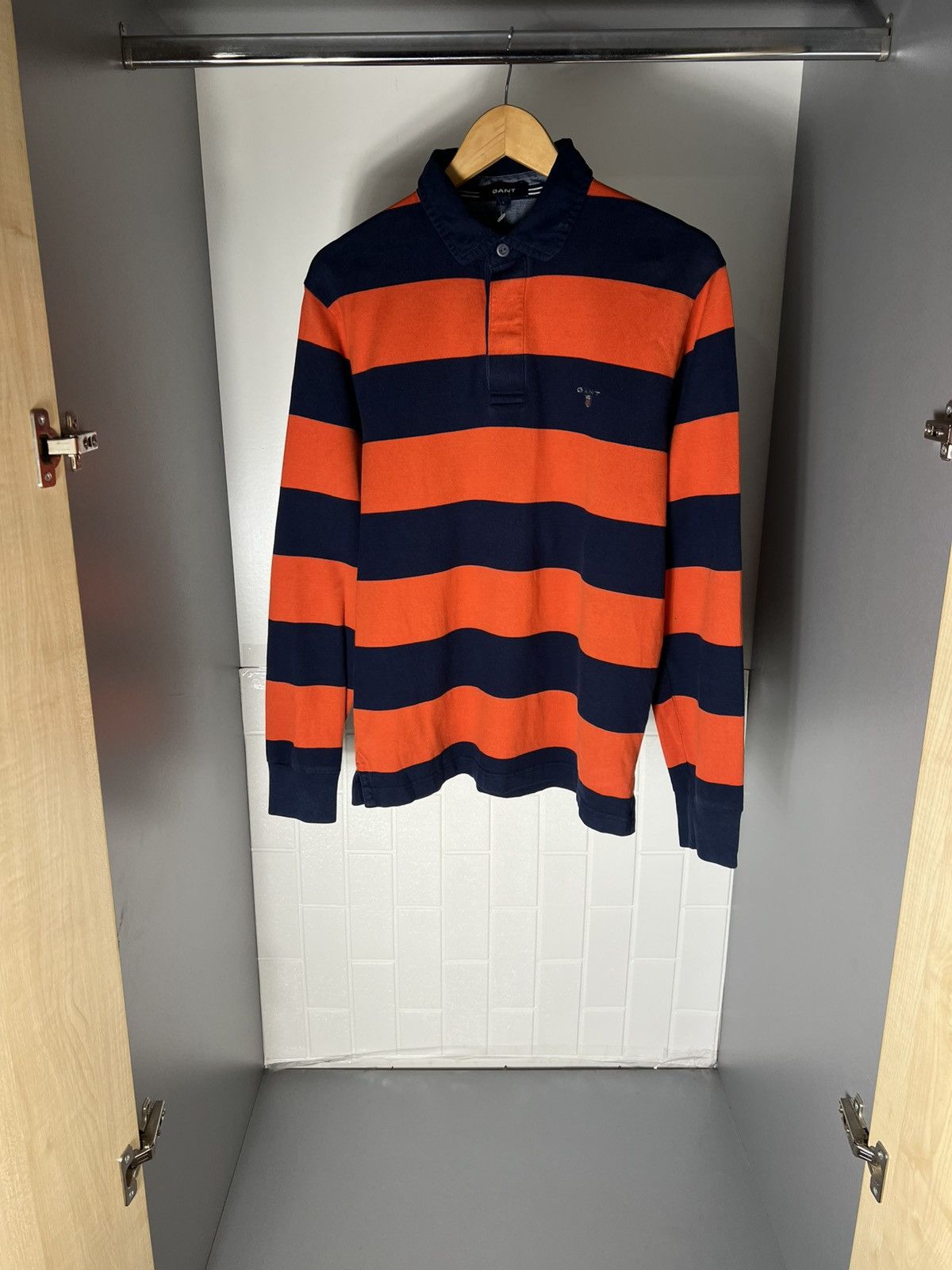 Gant VINTAGE GANT DESIGNER RUGBY LONG SLEEVE POLO RETRO Y2K 90s Size US L / EU 52-54 / 3 - 6 Thumbnail