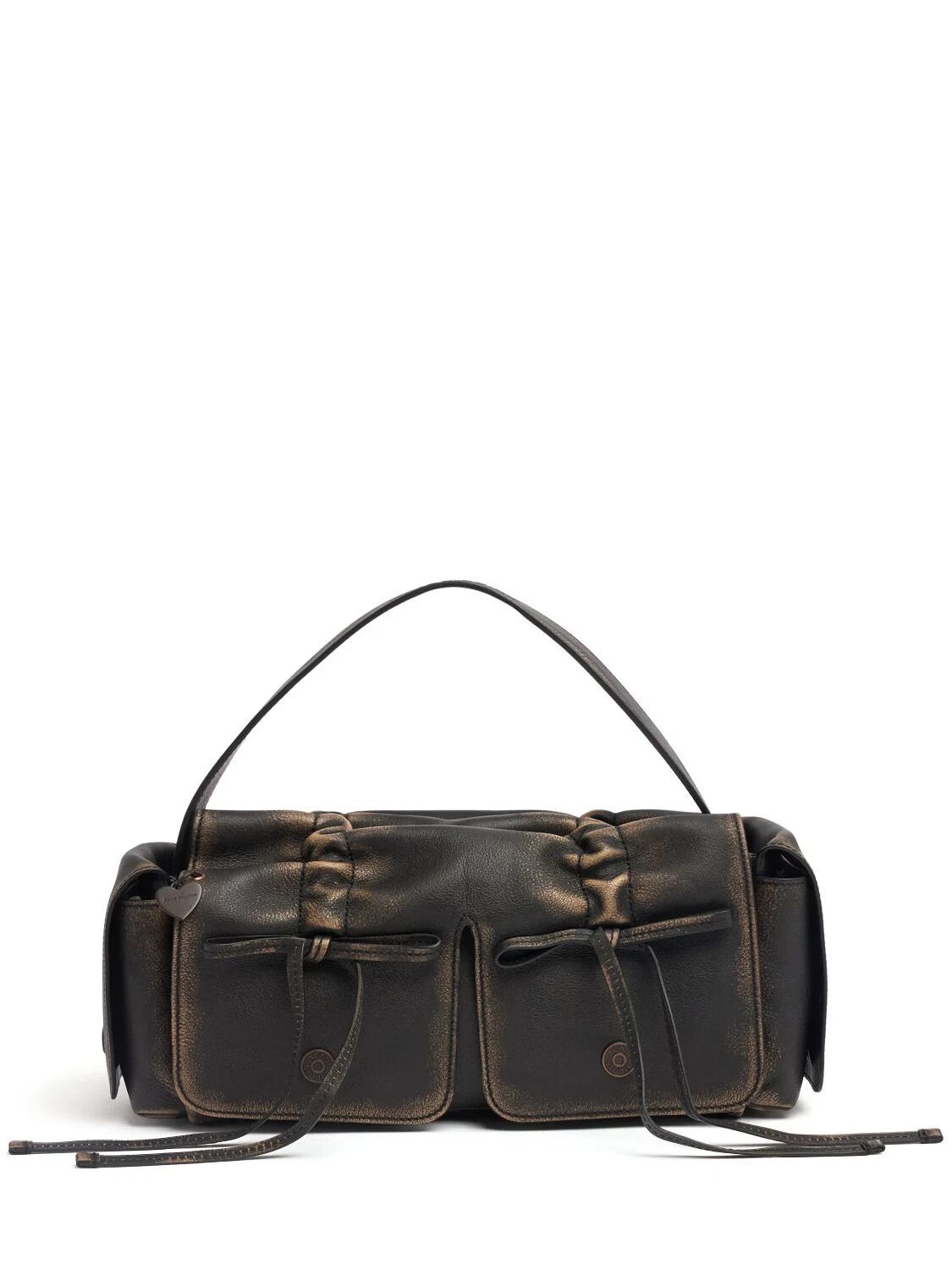 Acne Studios ACNE STUDIOS Multipocket Brown Leather Shoulder Bag New Size ONE SIZE - 1 Thumbnail