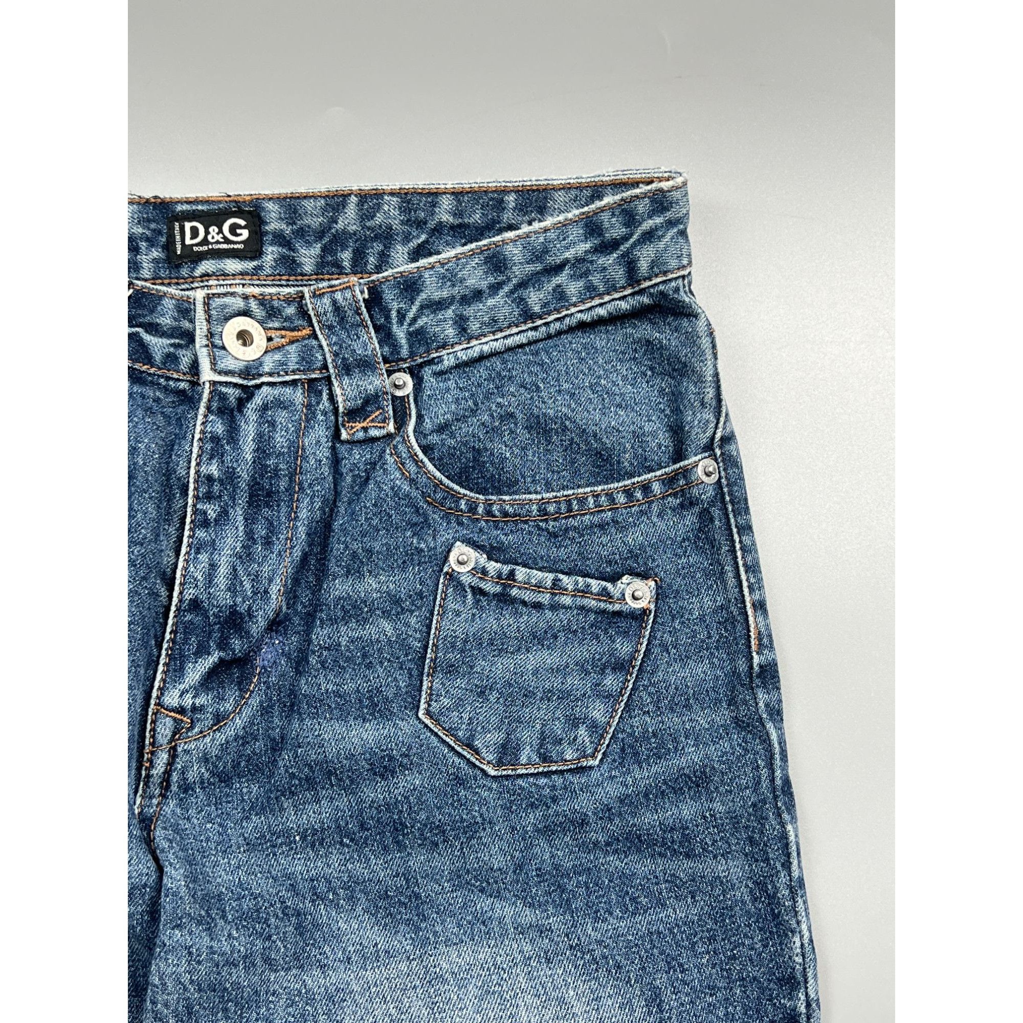 Dolce & Gabbana Dolce & Gabbana 6-Pocket Design Denim Jeans Pants (Y0840) Size 27" / US 4 / IT 40 - 3 Thumbnail