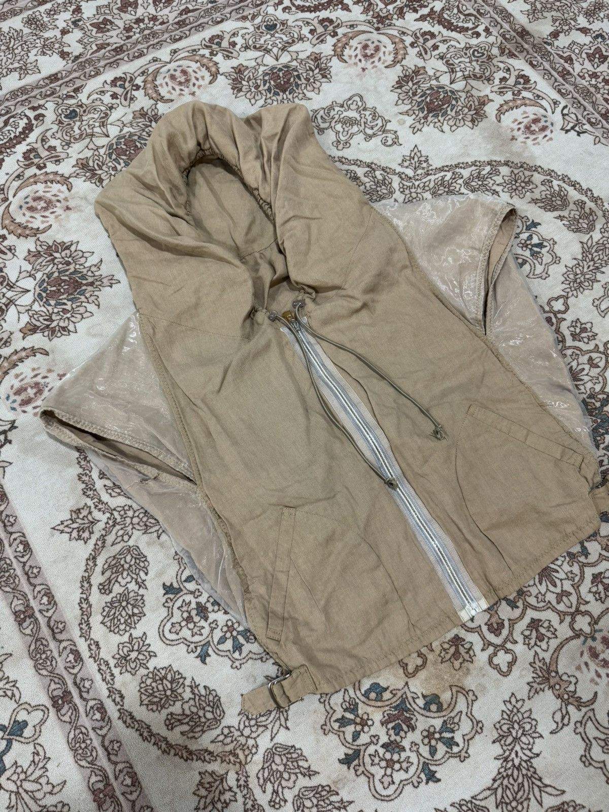 Hiroko Koshino Homme × Japanese Brand × Vintage Vintage Trunk by Hiroko Koshino Rare Fashion Hoodie Vest Size US M / EU 48-50 / 2 - 2 Thumbnail