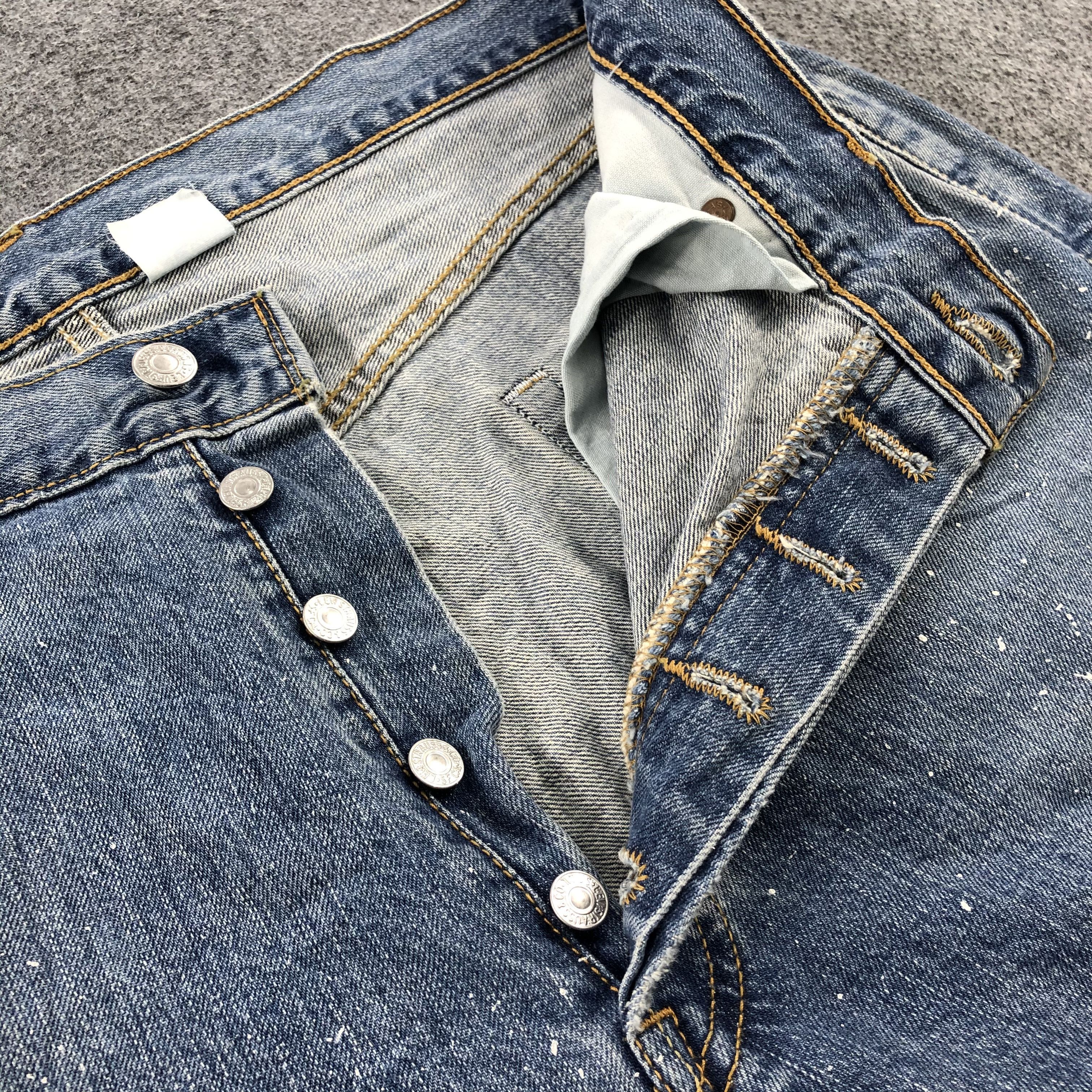 Levi's 90s Vintage Levis 501 Jeans-JM1883 Size US 37 - 7 Thumbnail