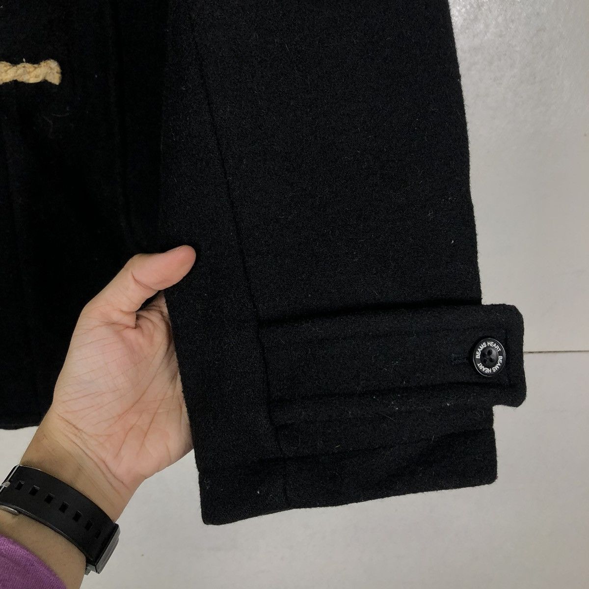 Japanese Brand 📌VINTAGE WOOL DUFFLE JACKET BEAMS HEART JAPAN Size US M / EU 48-50 / 2 - 13 Thumbnail
