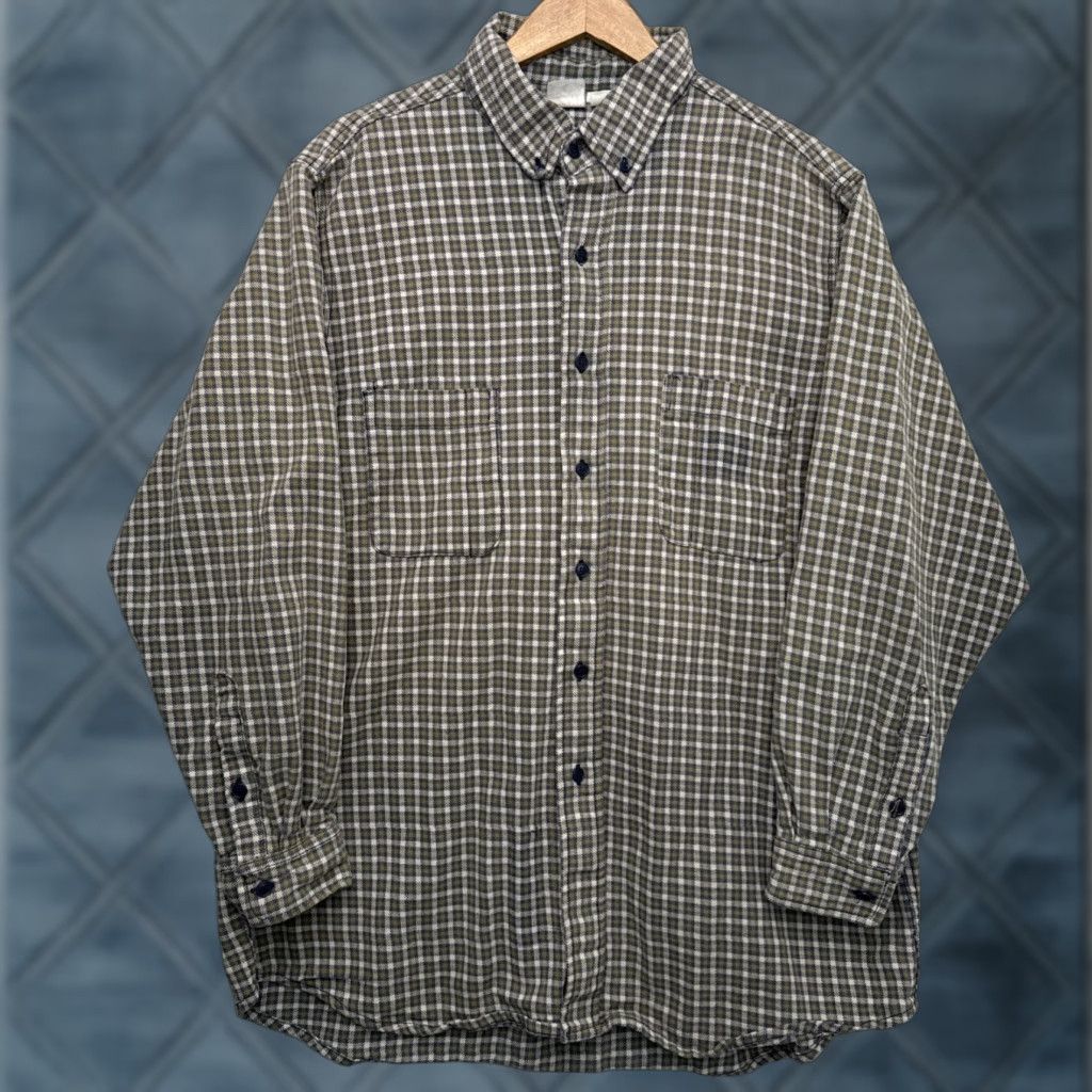 Vintage VINTAGE Rasco FR Shirt Mens 2XL Tall Green Plaid Flame Resistant Work Button-Down Shirt Size US XXL / EU 58 / 5 - 1 Thumbnail