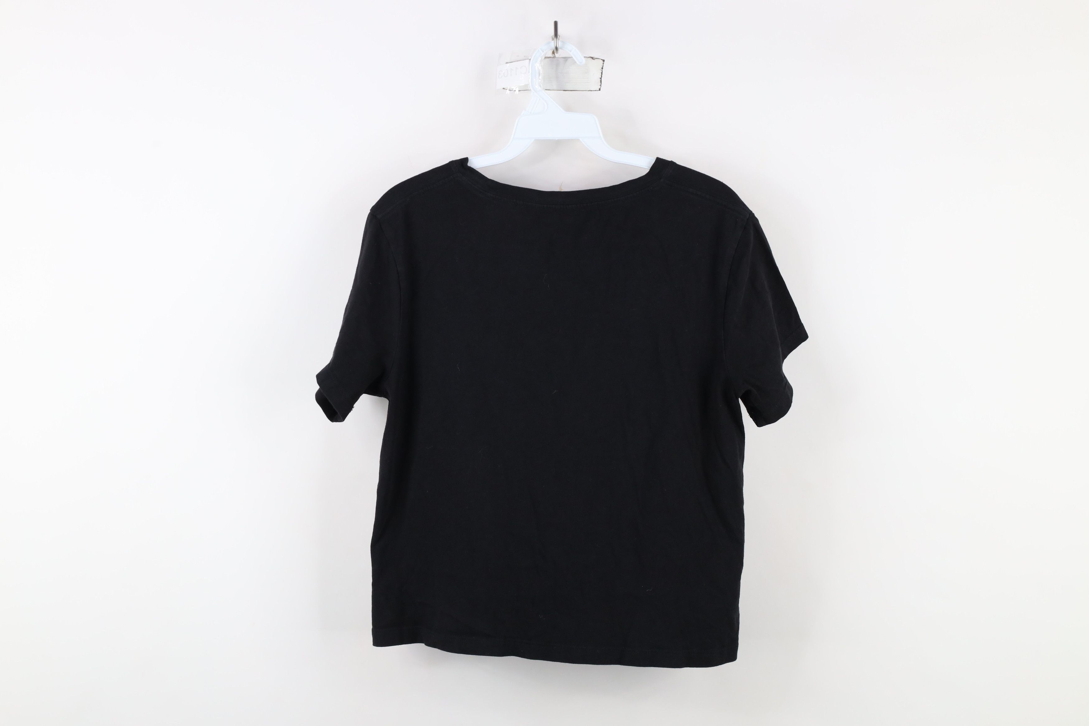 Athleta × Vintage Athleta Stand Up Stand Together Cropped T-Shirt Black Size M / US 6-8 / IT 42-44 - 7 Thumbnail