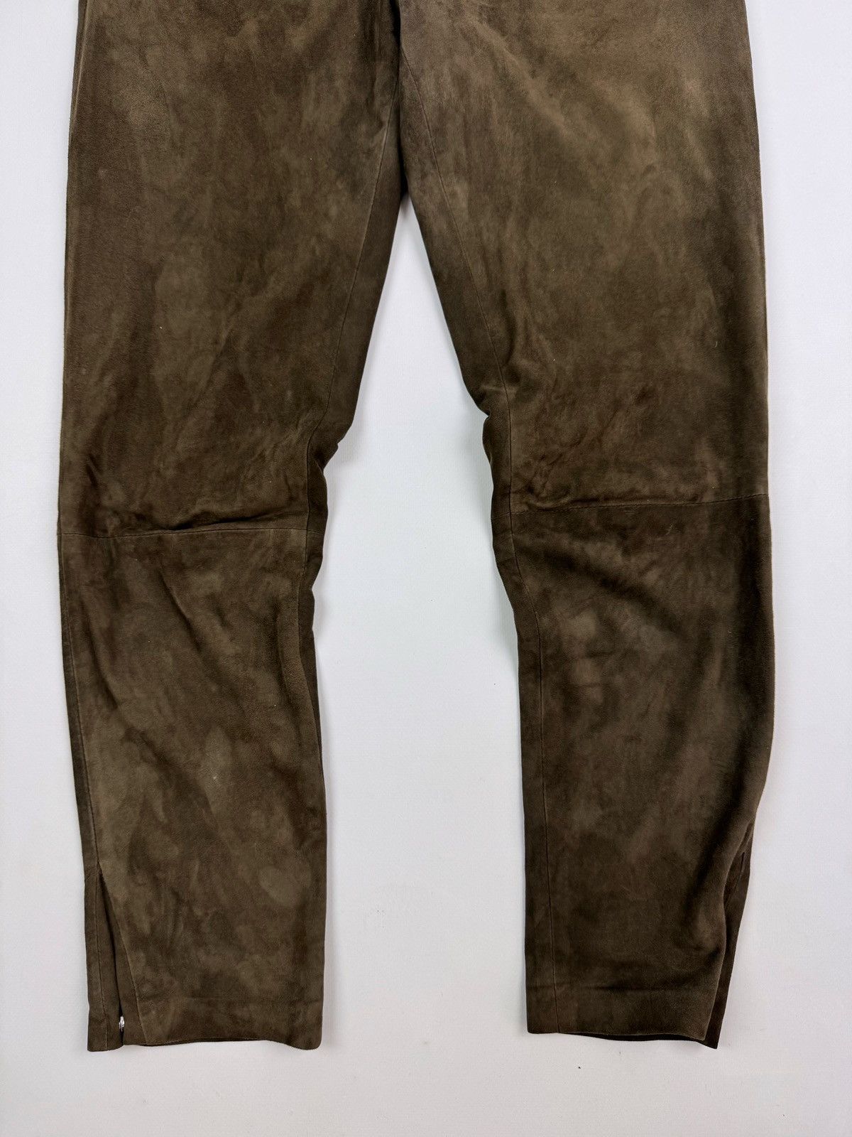 Eleventy Eleventy Suede Brown Women’s Pants Size 28" / US 6 / IT 42 - 2 Thumbnail