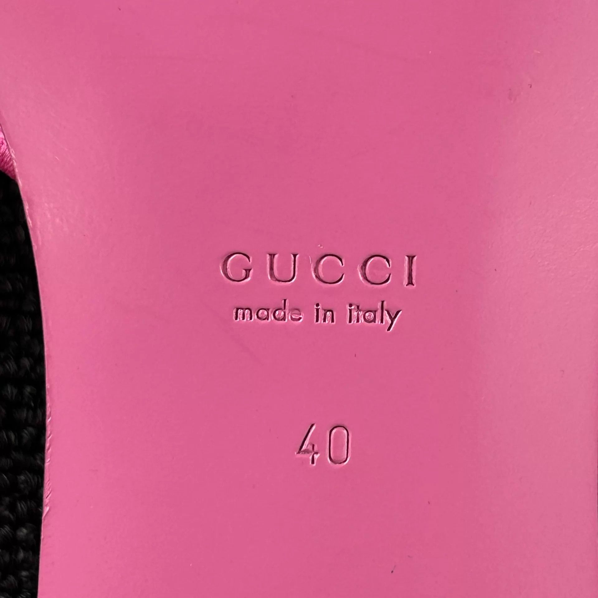 Gucci Gucci Pink GG Cutout Slippers 40 Size US 9.5 / IT 39.5 - 7 Thumbnail