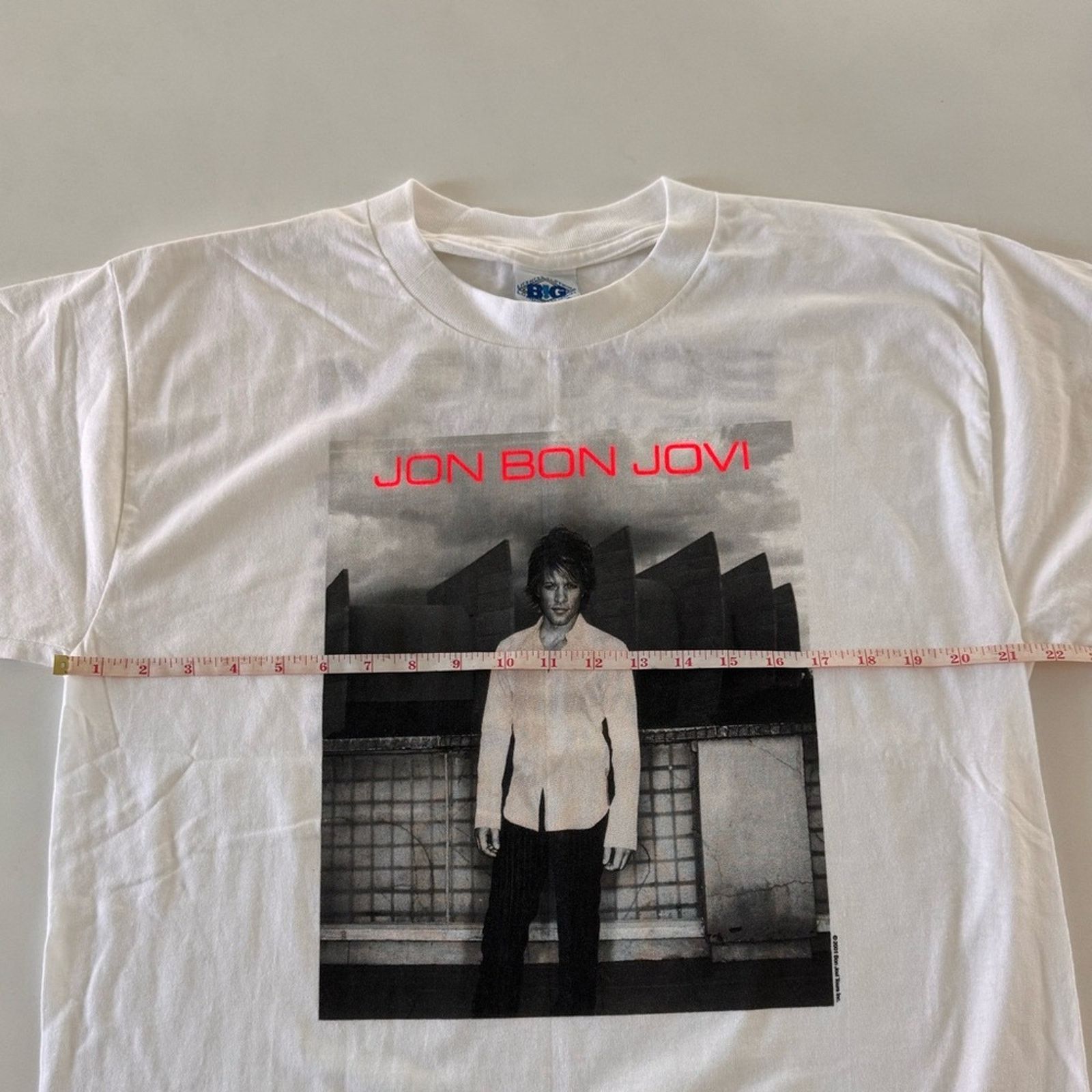 Vintage VTG Bon Jovi tee Size US L / EU 52-54 / 3 - 4 Thumbnail