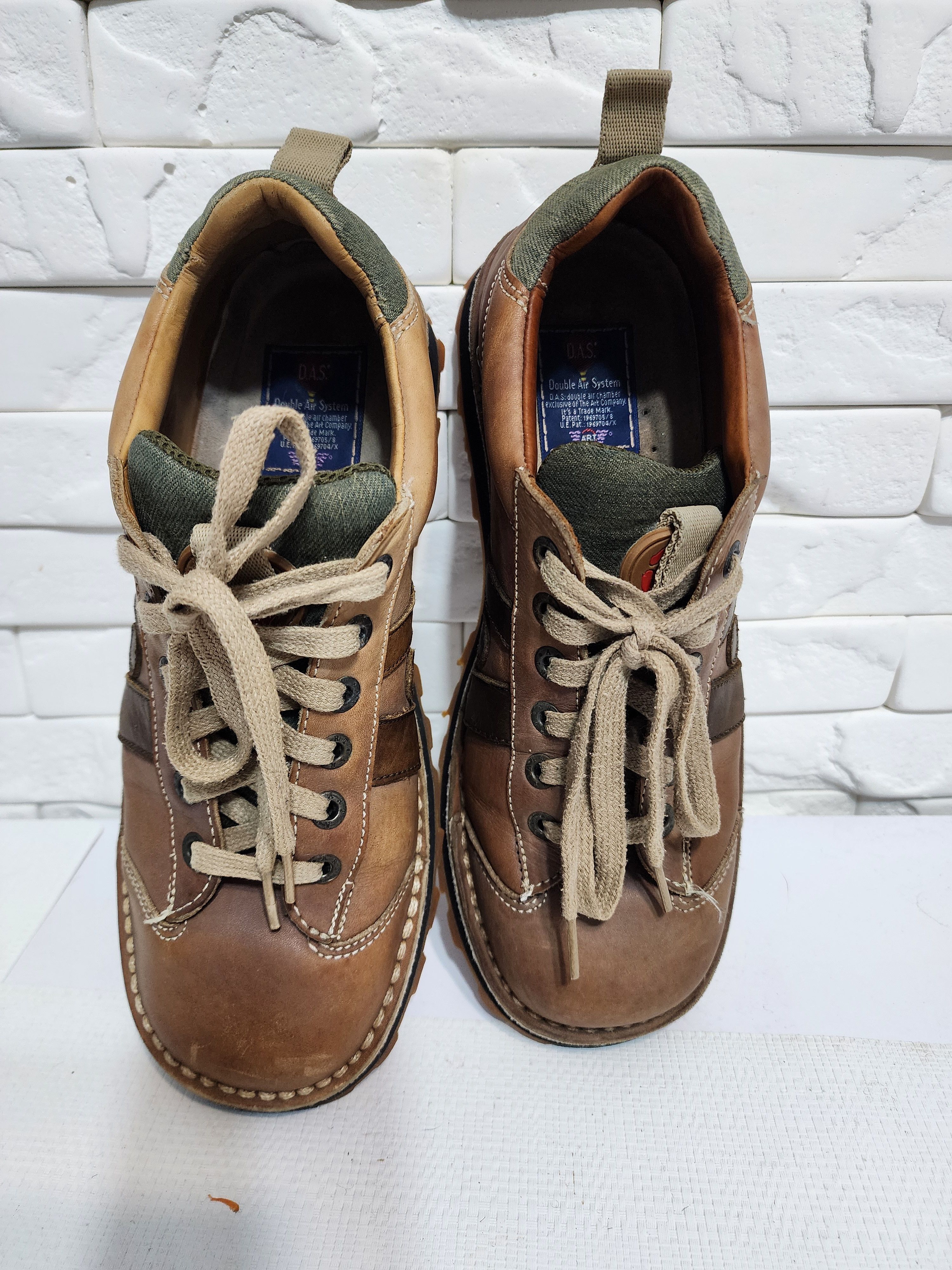 Uniqlo Brown Leather Men's Boots (Size 11.4 in) Size US 11.5 / EU 44-45 - 3 Thumbnail