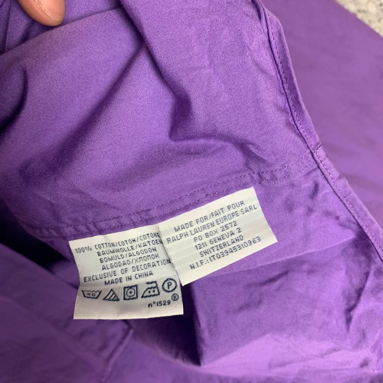Polo Ralph Lauren Polo Ralph Lauren Shirt Men's Size L Purple Long Sleeve` Size US L / EU 52-54 / 3 - 5 Thumbnail