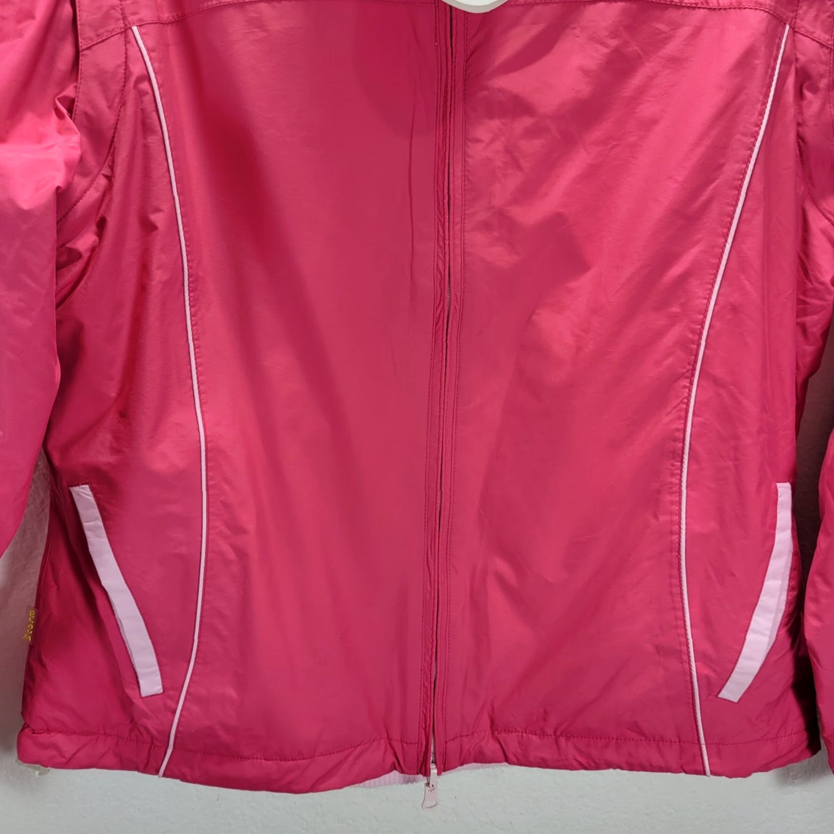 Vintage Beaver Creek Windbreaker Jacket Women's Size L Pink Reversible Removable Sleeves NWT Size L / US 10 / IT 46 - 4 Thumbnail