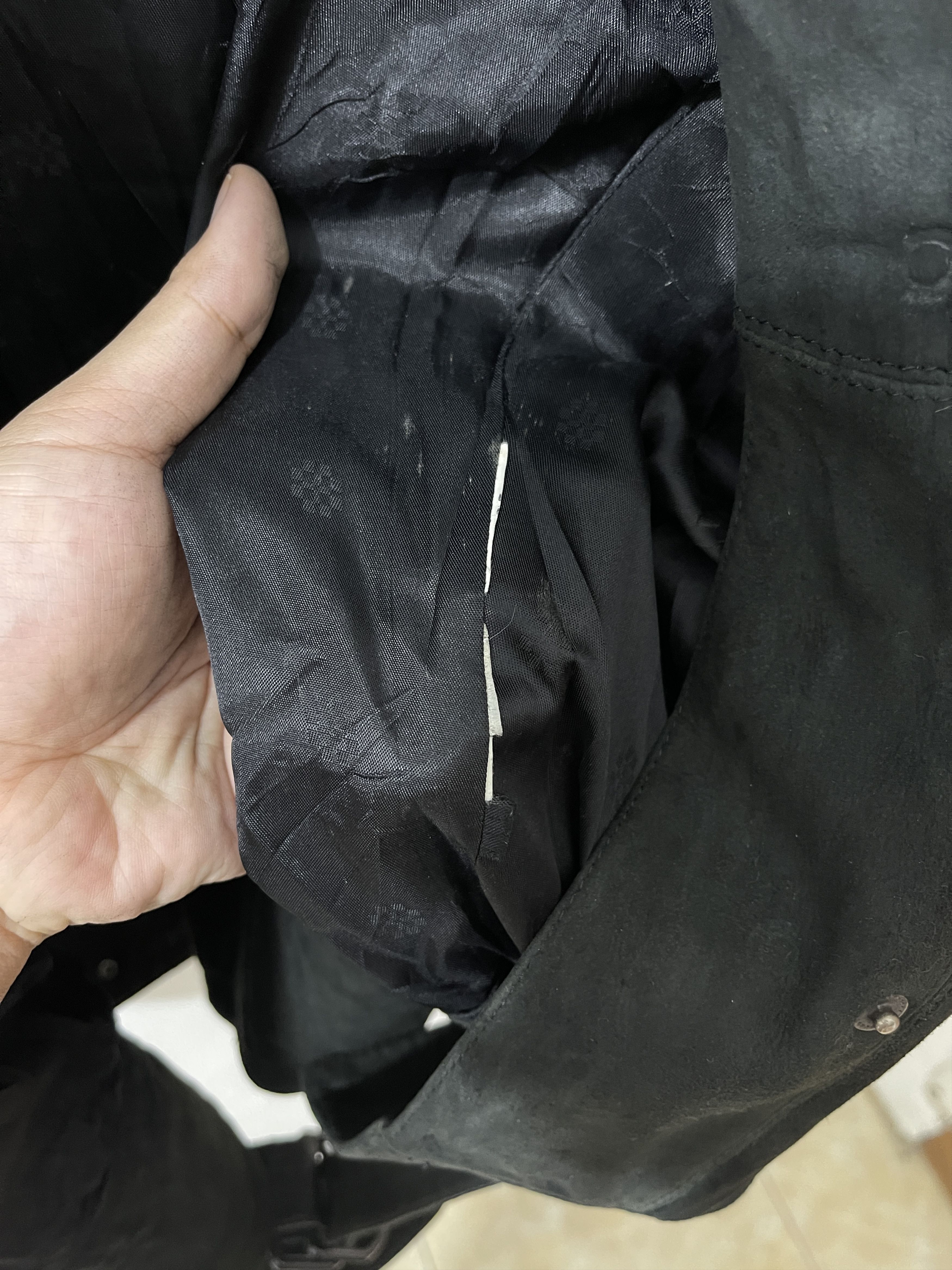 Japanese Brand Vintage Cuccini Apocalypse Gothic Punk Waxed Leather Jacket Size US XL / EU 56 / 4 - 6 Thumbnail