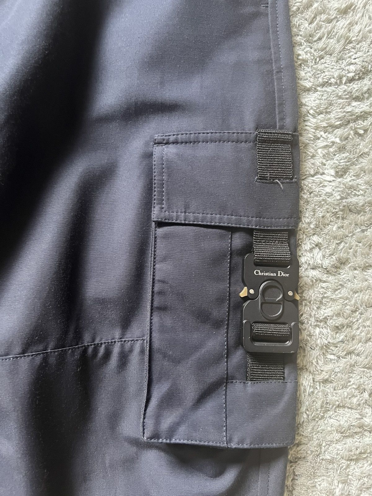 1017 ALYX 9SM × Dior Dior x Alyx Cargo Pants - Navy Blue Size US 34 / EU 50 - 9 Thumbnail