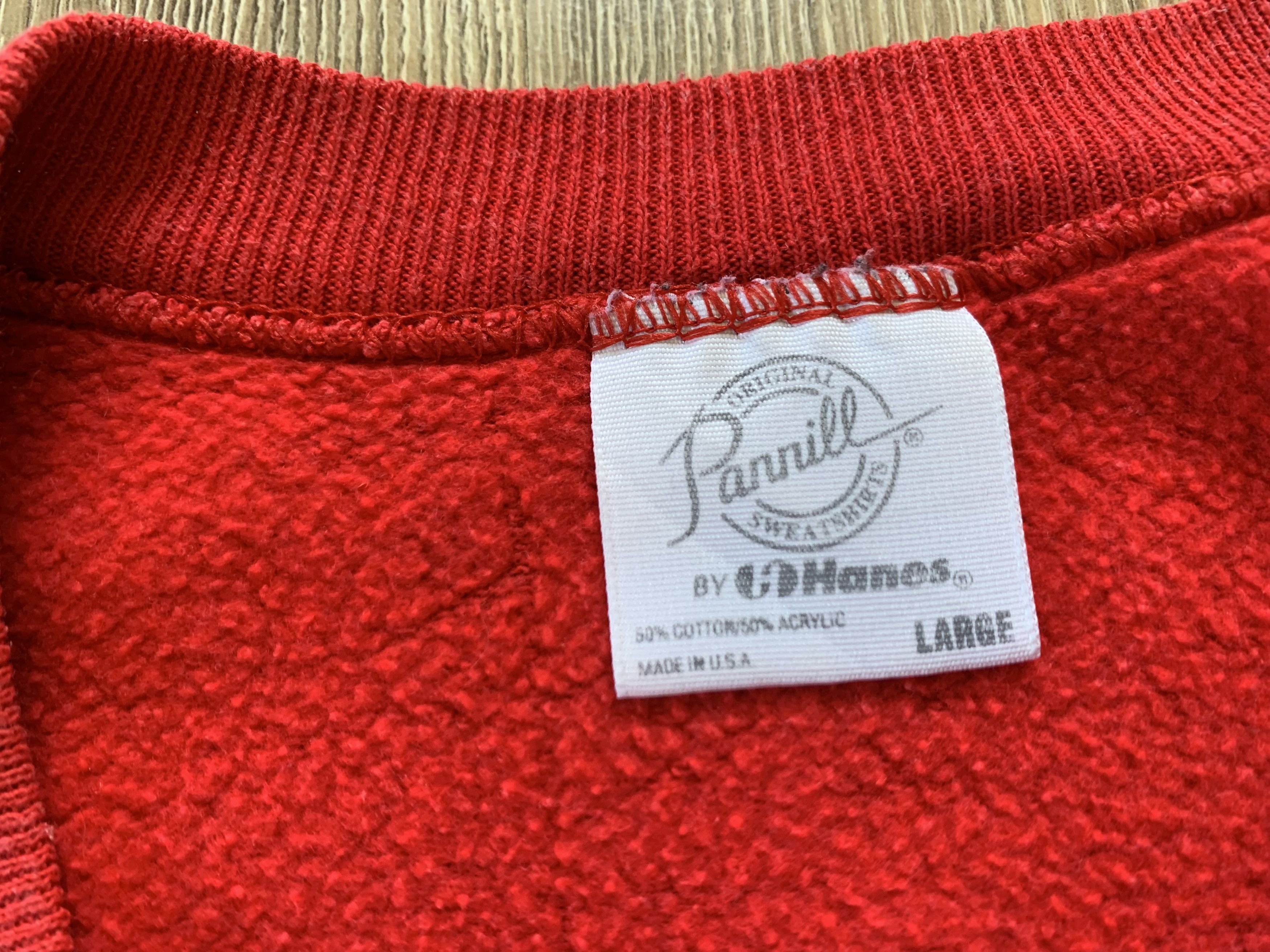 Hanes × Vintage Hanes Vintage Bah Humbug Embroidered Crewneck Sweatshirt Size US L / EU 52-54 / 3 - 7 Thumbnail