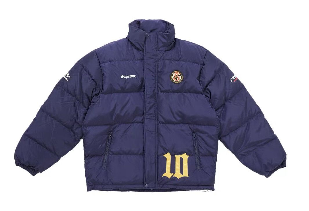 Supreme × Umbro Size Large Supreme Umbro Down Puffer Jacket Navy Size US L / EU 52-54 / 3 - 2 Thumbnail