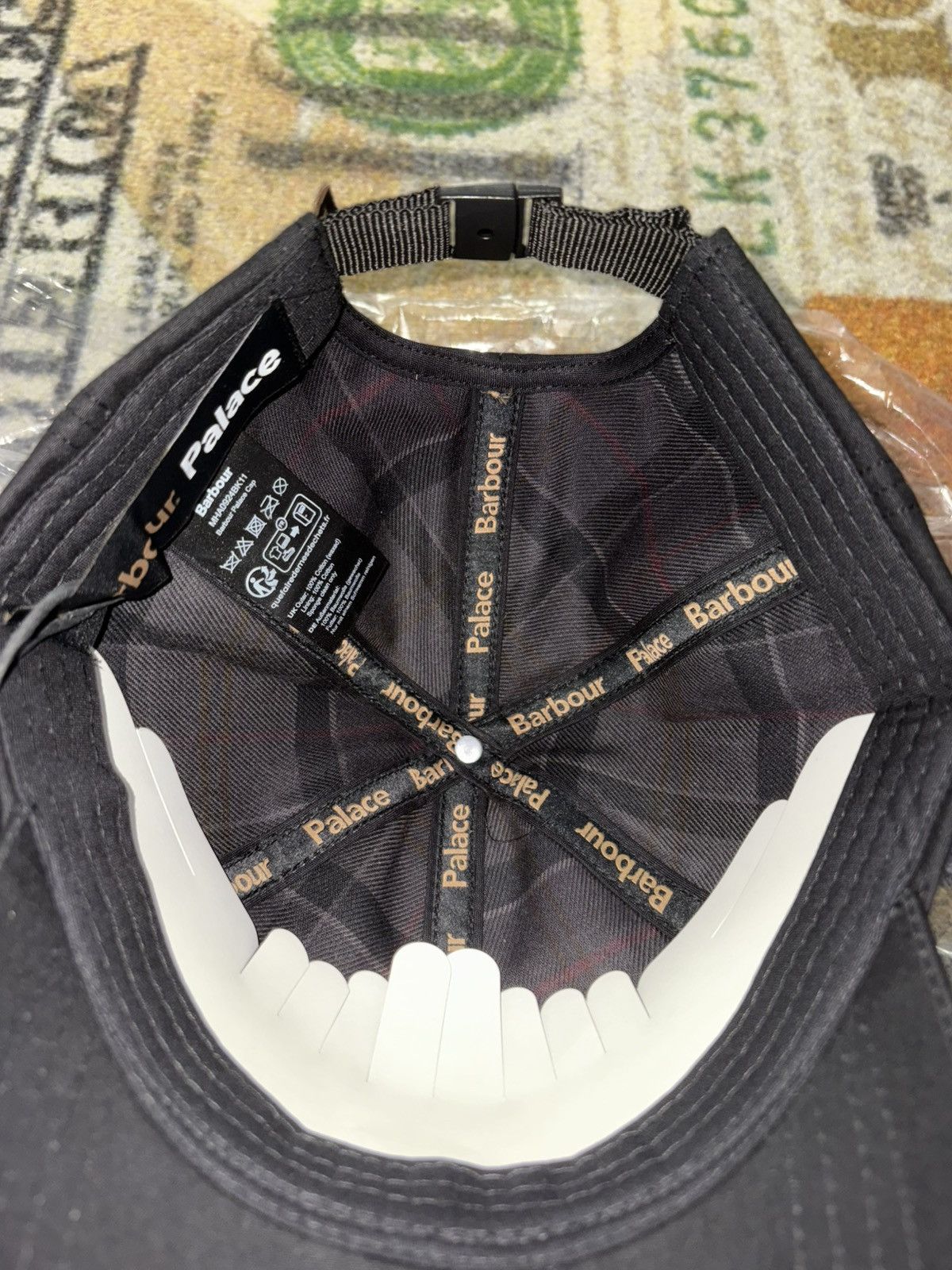 Palace x Barbour Cap Black - toestory.in