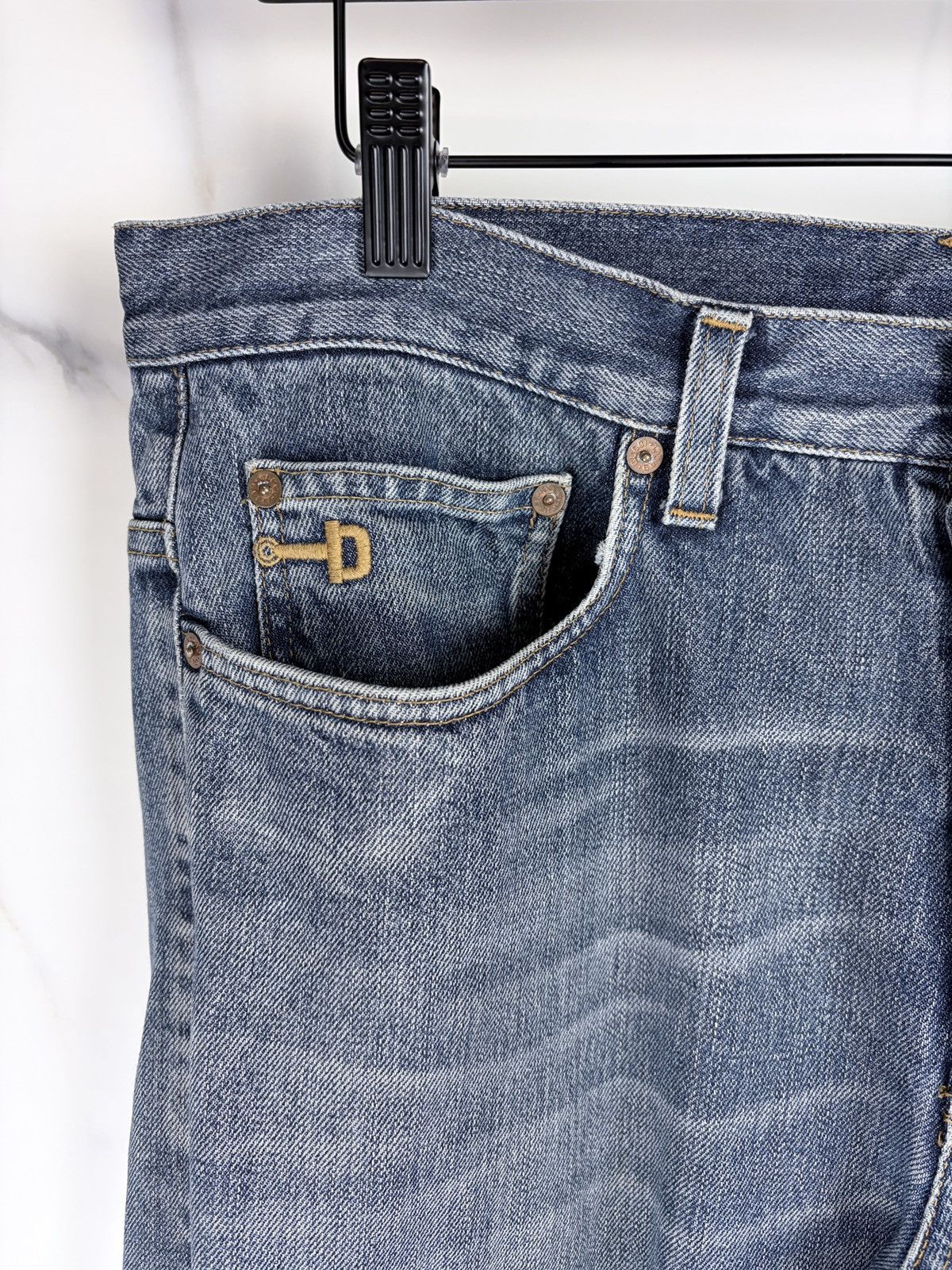 Gucci Gucci Tom Ford Horsebit Straight Leg Faded Denim Jeans Size US 32 / EU 48 - 2 Thumbnail