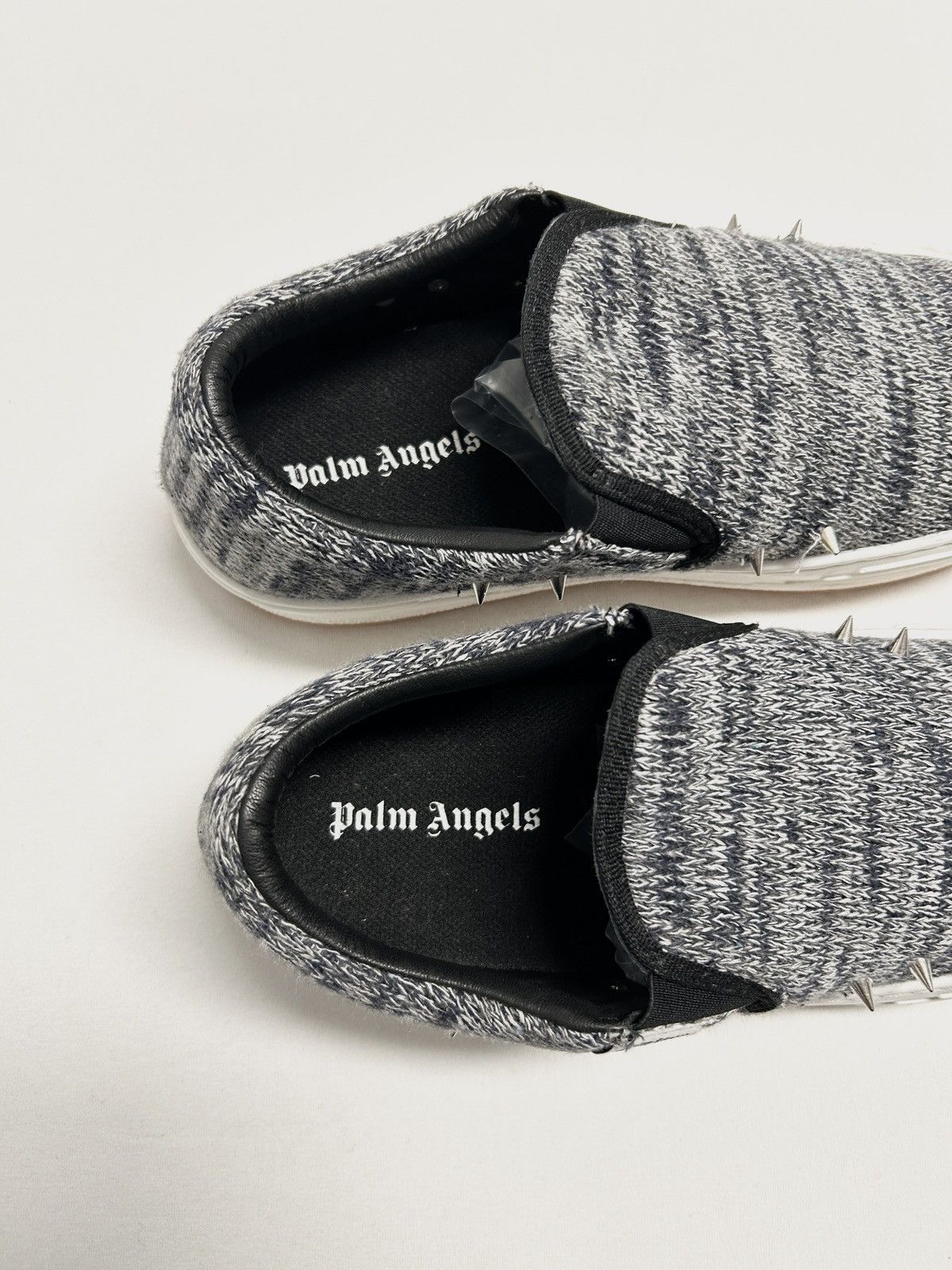 Palm Angels Spiked Slip-On Knit Bumper Sneakers Size US 9 / EU 42 - 4 Thumbnail
