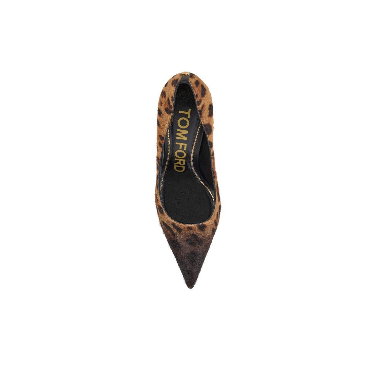 Tom Ford o1loc1c0924 W2326T Mid Heel Pumps in Leopard Size US 9 / IT 39 - 3 Thumbnail