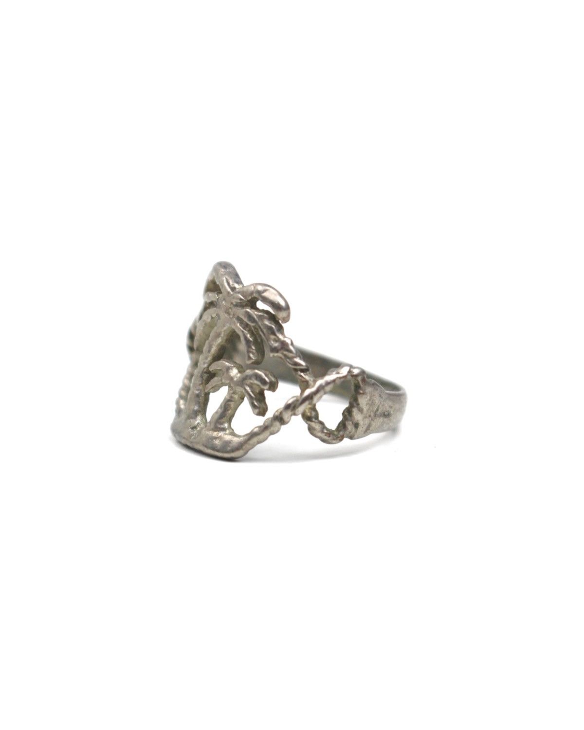 Hysteric Glamour 2000S JAPANESE MADE ROPE-FRAME PALM TREE RING Size ONE SIZE - 2 Thumbnail