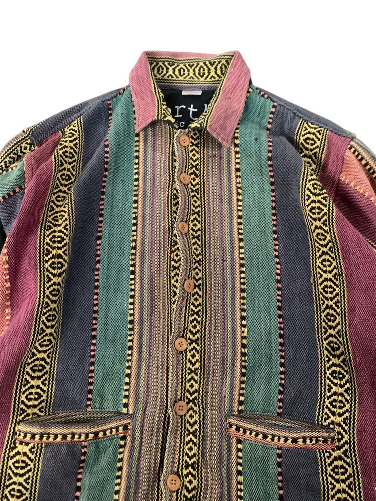 Vintage 90s Crazy Ethnic Multicolour Jacket Size US XL / EU 56 / 4 - 3 Thumbnail