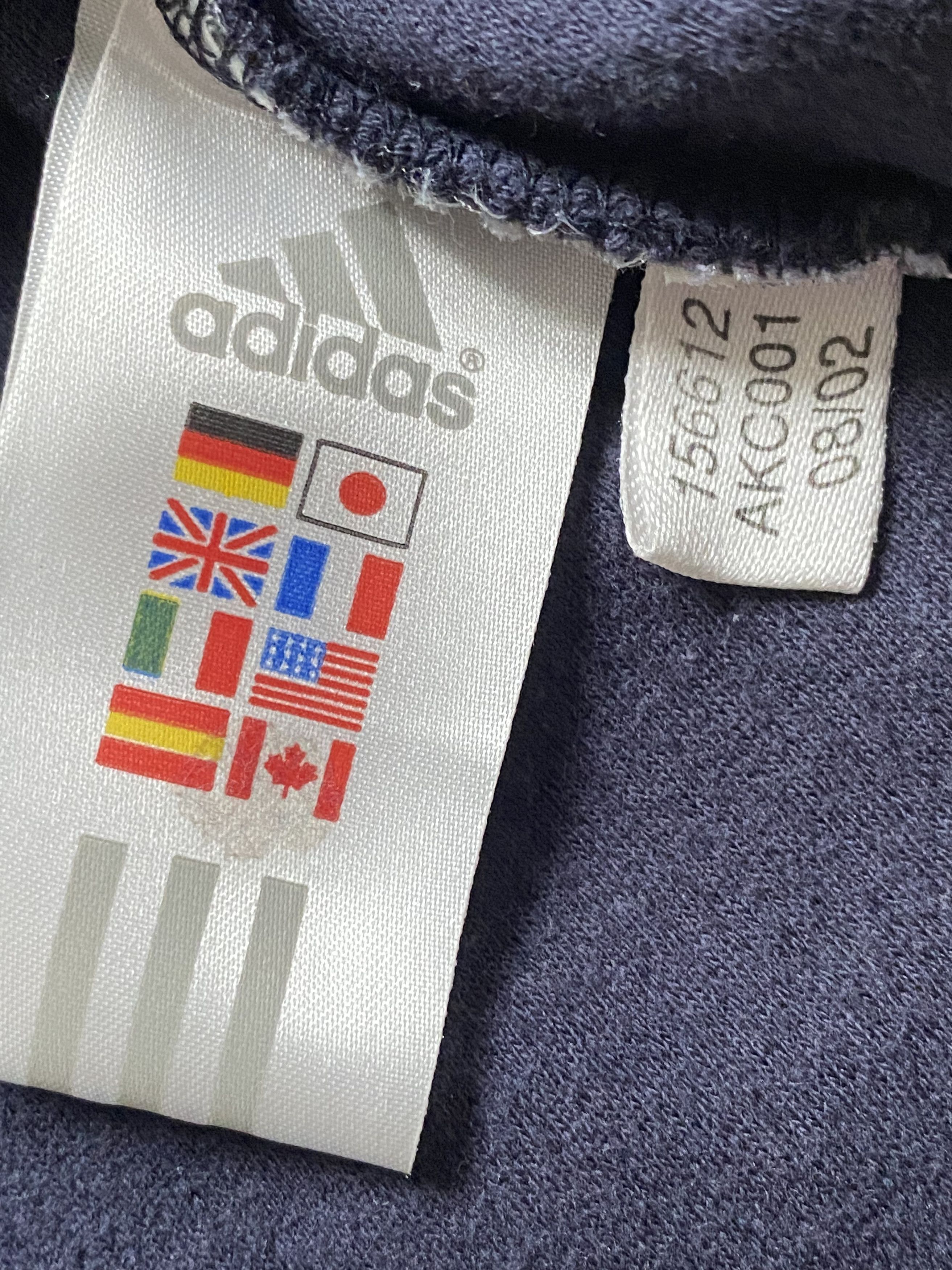 Adidas × Vintage Vintage Adidas Grey Sweater – YKK Zipper, Oversized Fit (XL) Size US XL / EU 56 / 4 - 4 Thumbnail
